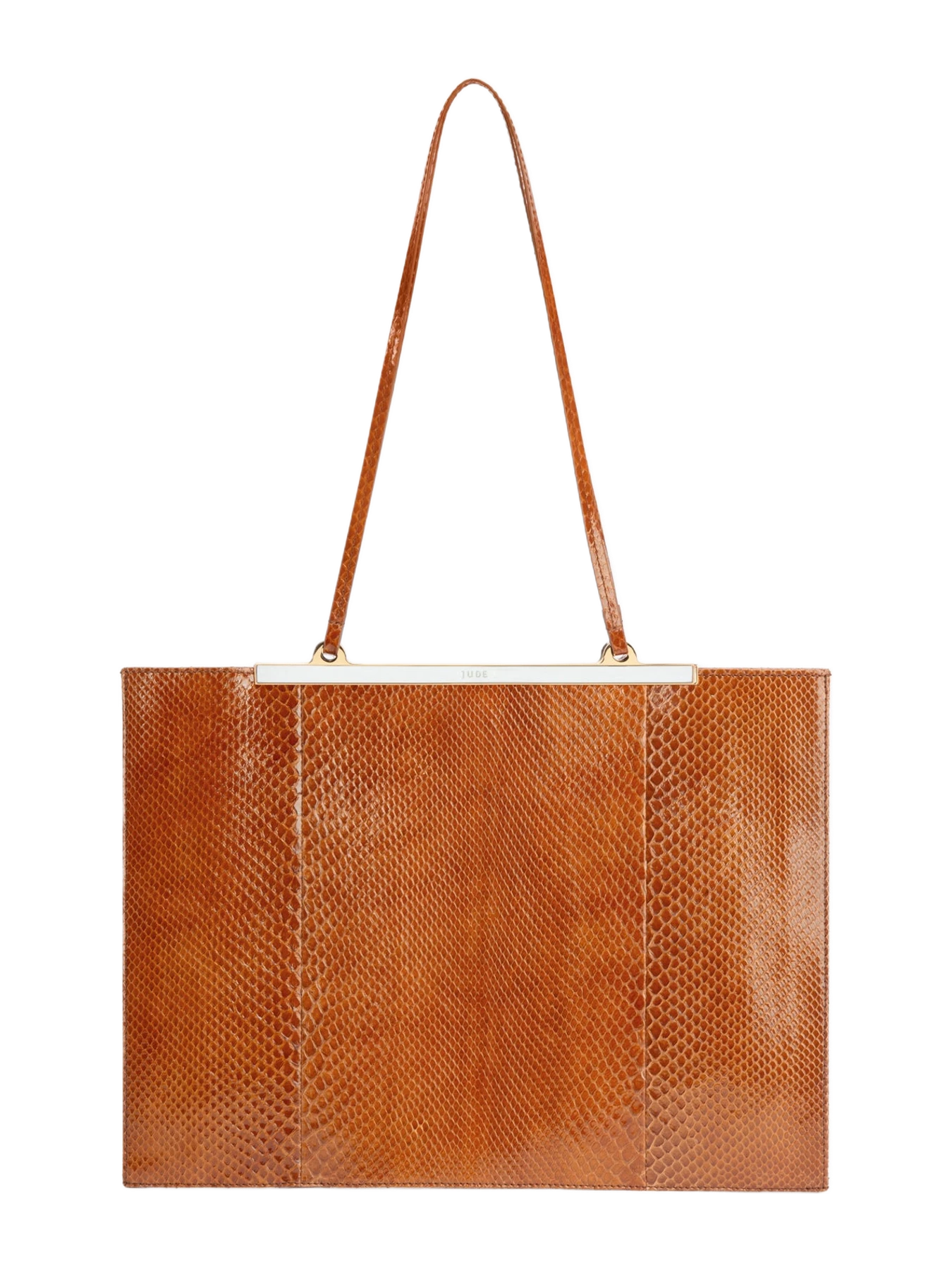 Jude the Brand Gaia Bag Tan Python Leather
