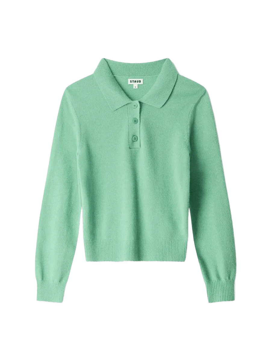 Staud Gemma Cashmere Sweater | Leaf
