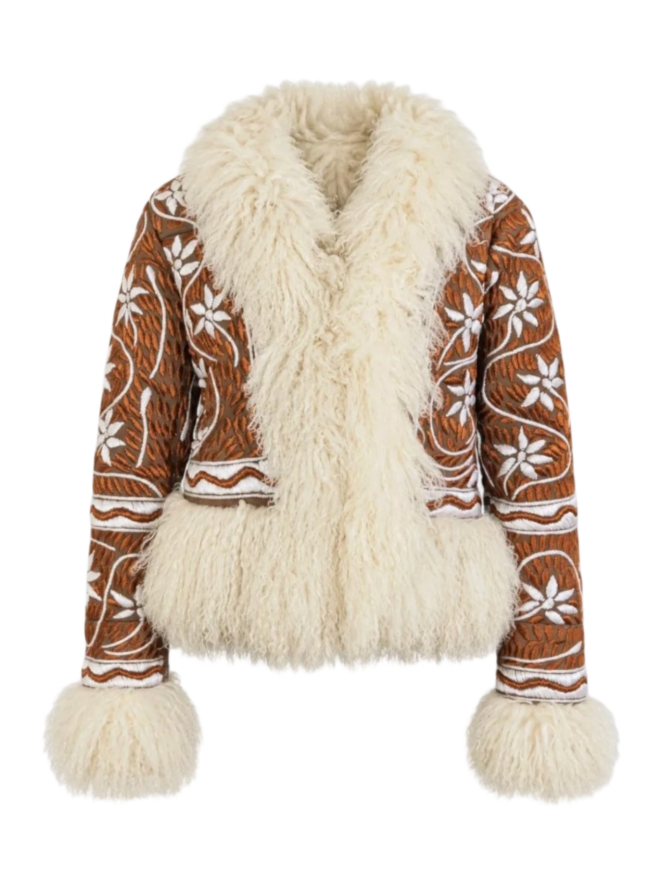AQL&NAFS Ghazali Handmade Afghan Cropped Jacket
