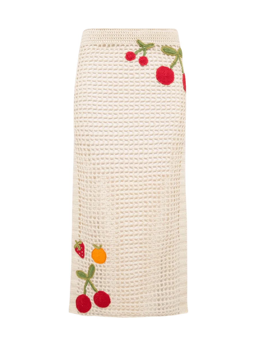My Beachy Side Gina Hand-Crochet Maxi Skirt