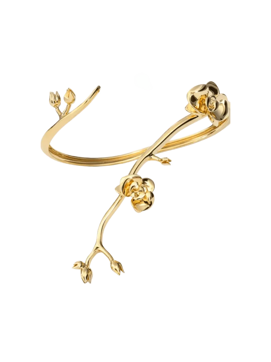 Doors Gold Floralis Bracelet - AFlora Collection