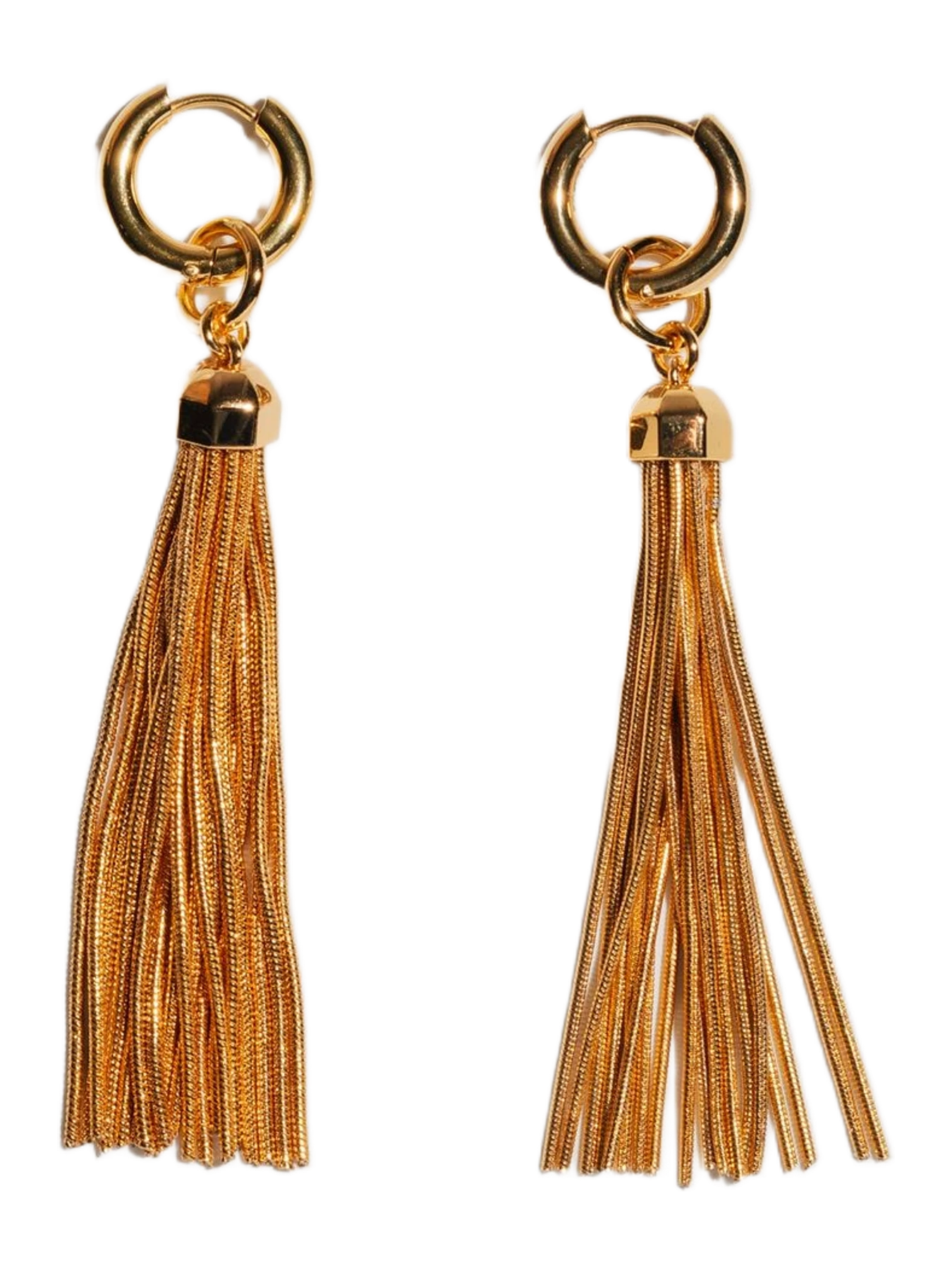 Mademoiselle Jules Gold Tassel Earrings