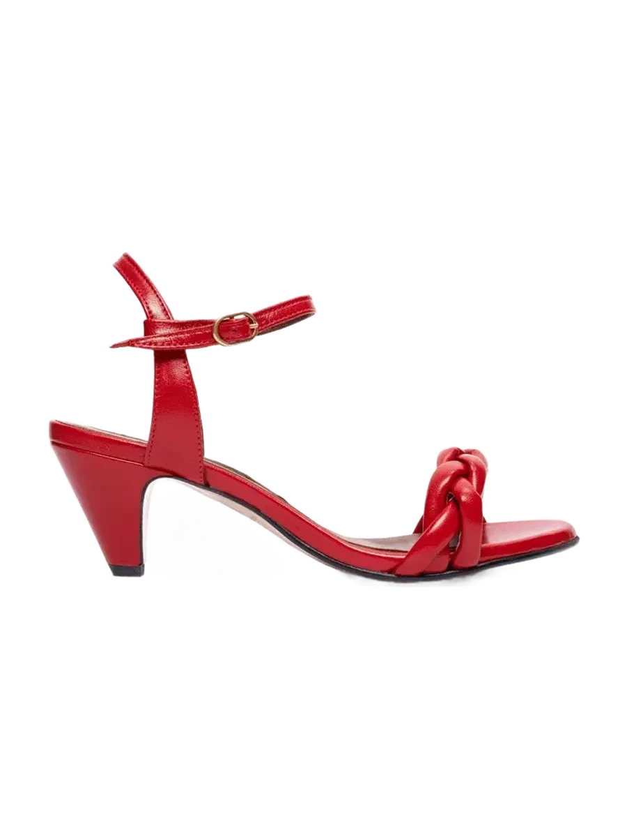 Anonymous Copenhagen Grace 50 stiletto Shiny lamb Ruby red