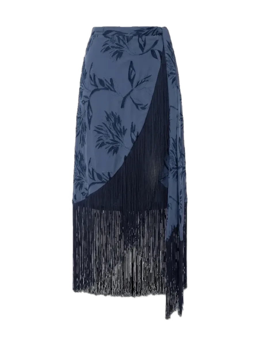 Azulu GRASSLAND SKIRT NAVY BLUE