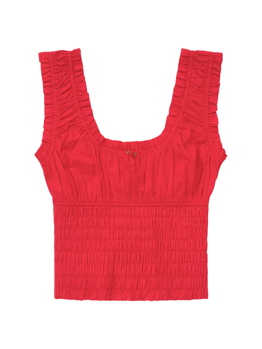 Lisa Says Gah Hallie Top - Cherry