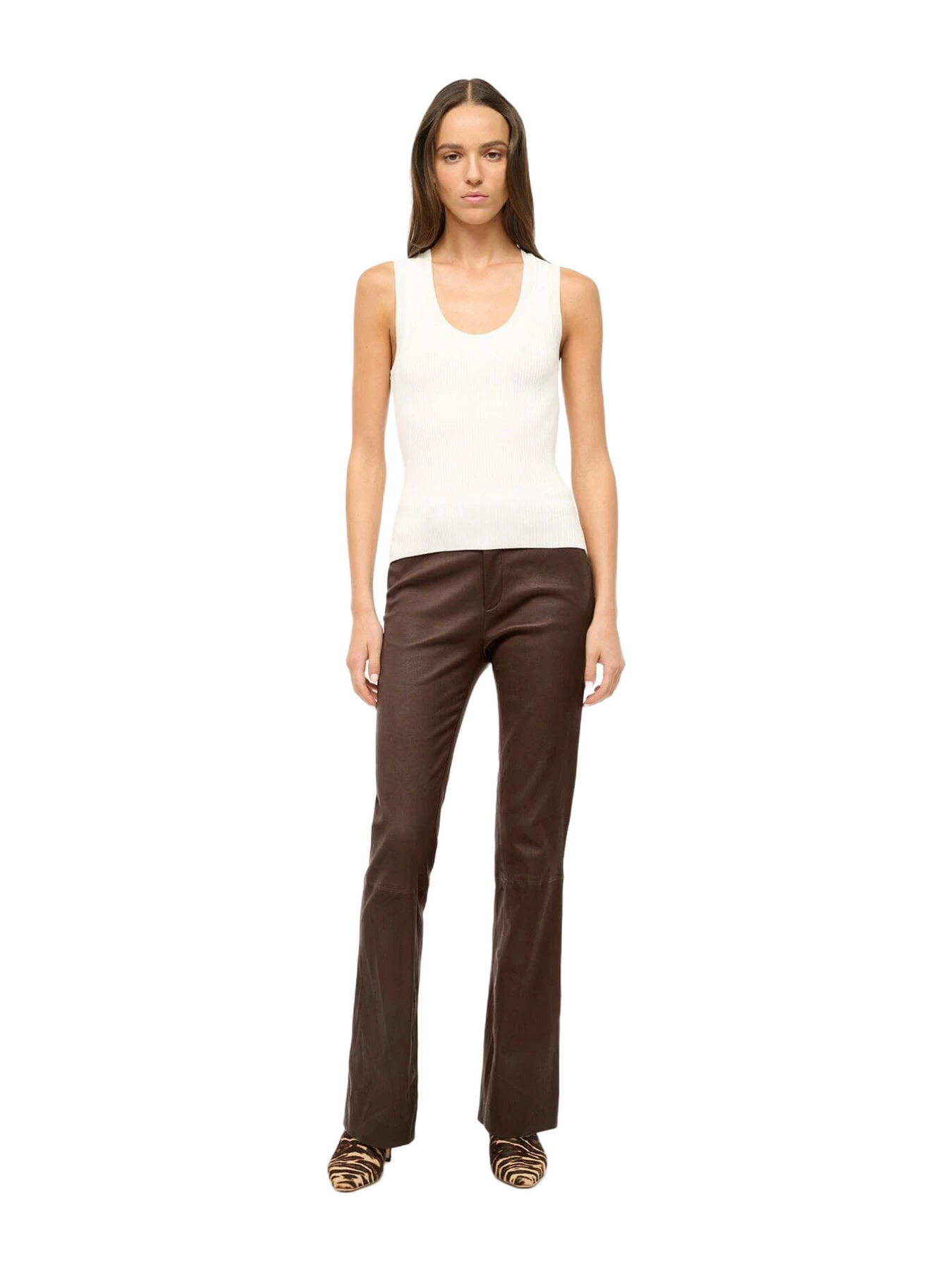 Staud Hanover Leather Pant