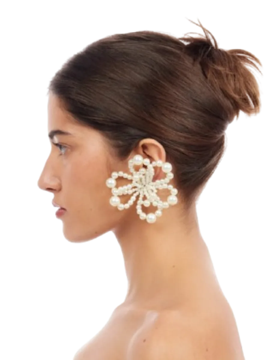 1CONCEPT Holly Molly Mini Earrings - Pearl