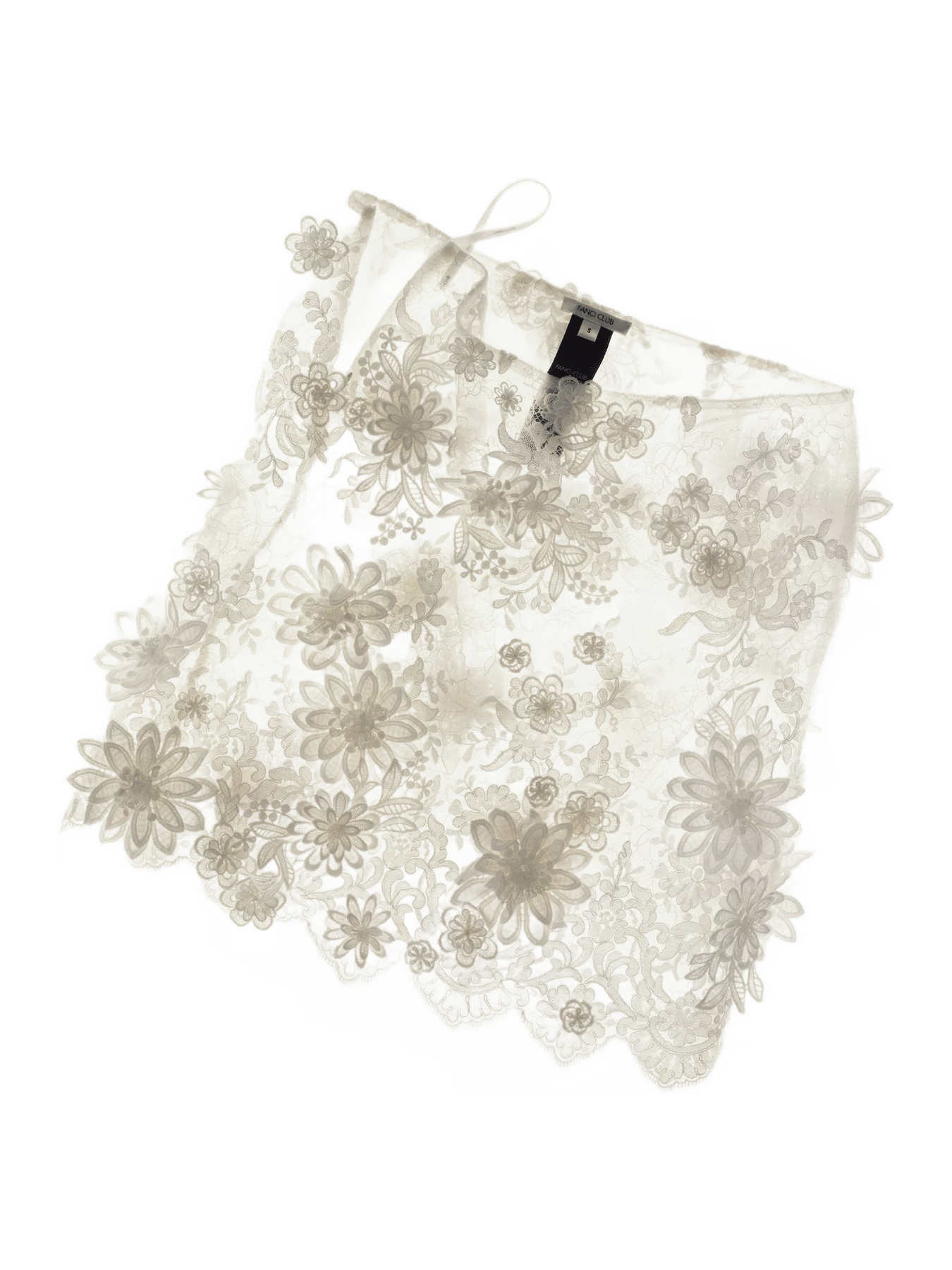 Fancì Club Impasto Embroidered Midi Skirt