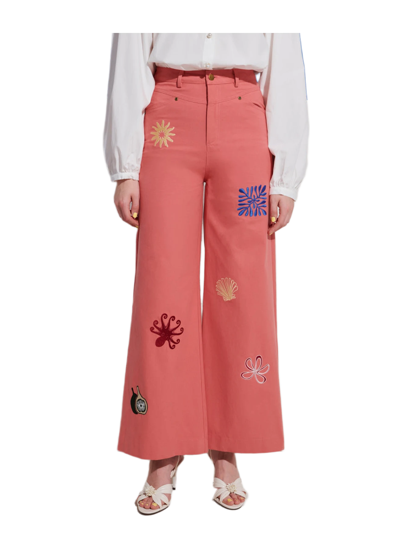 Sister Jane Island Life Embroidered Jeans