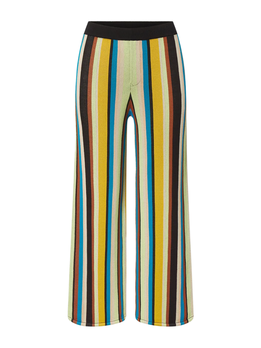 Simon Miller Jabber Knit Pant In Ocean Stripe