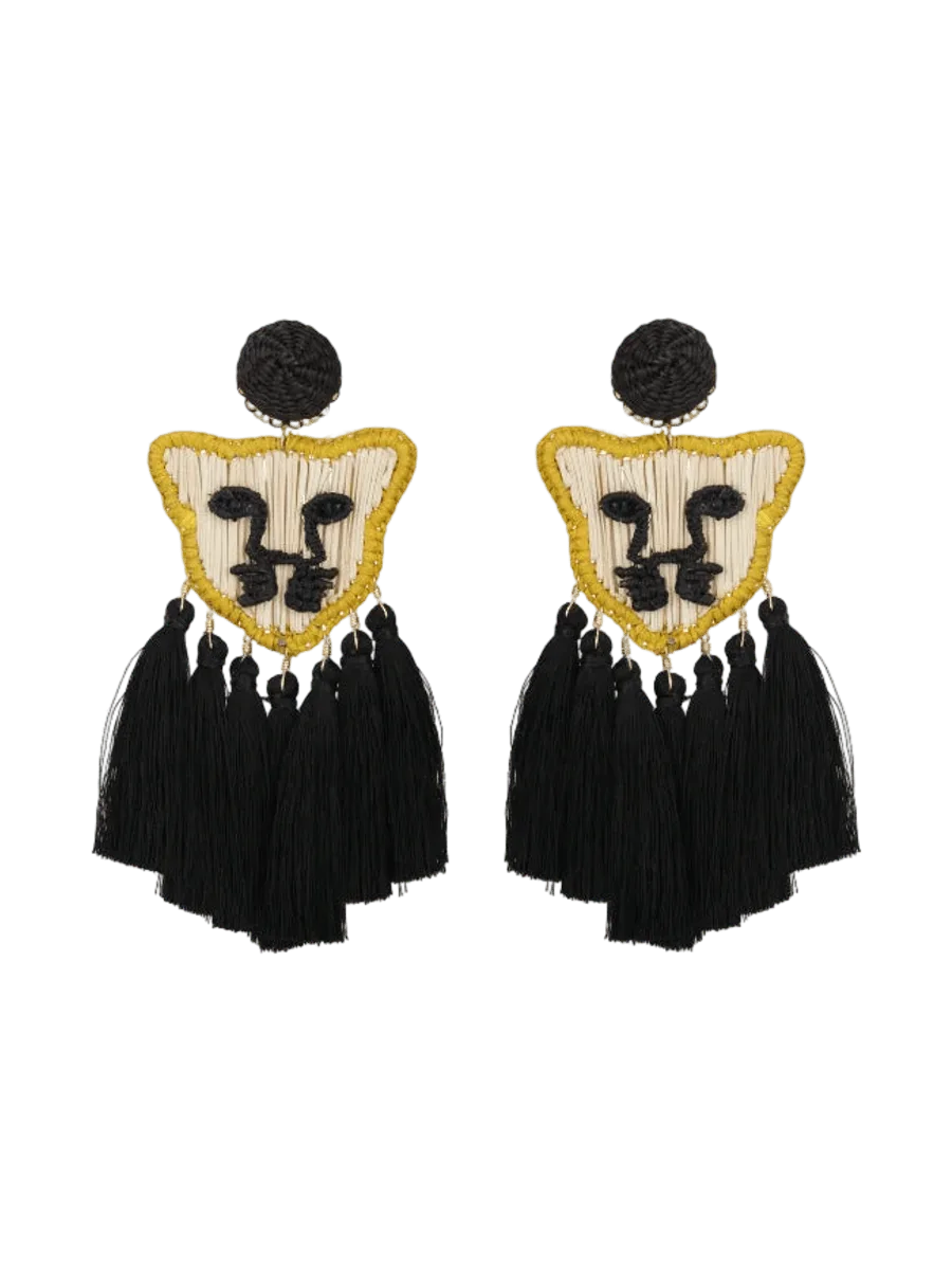 Mercedes Salazar Jaguar Earrings