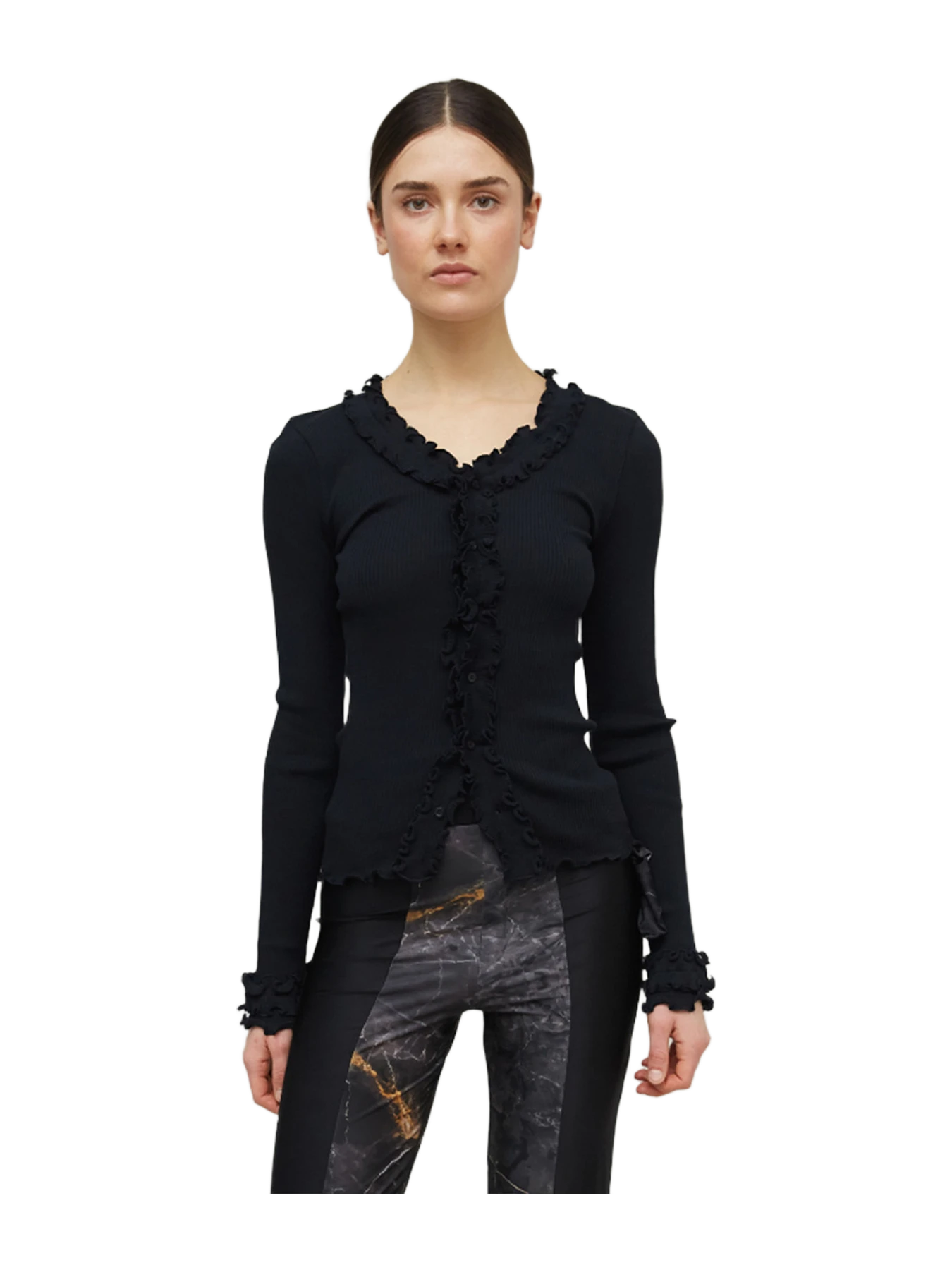 OpéraSPORT Jane Seamless Top - Black