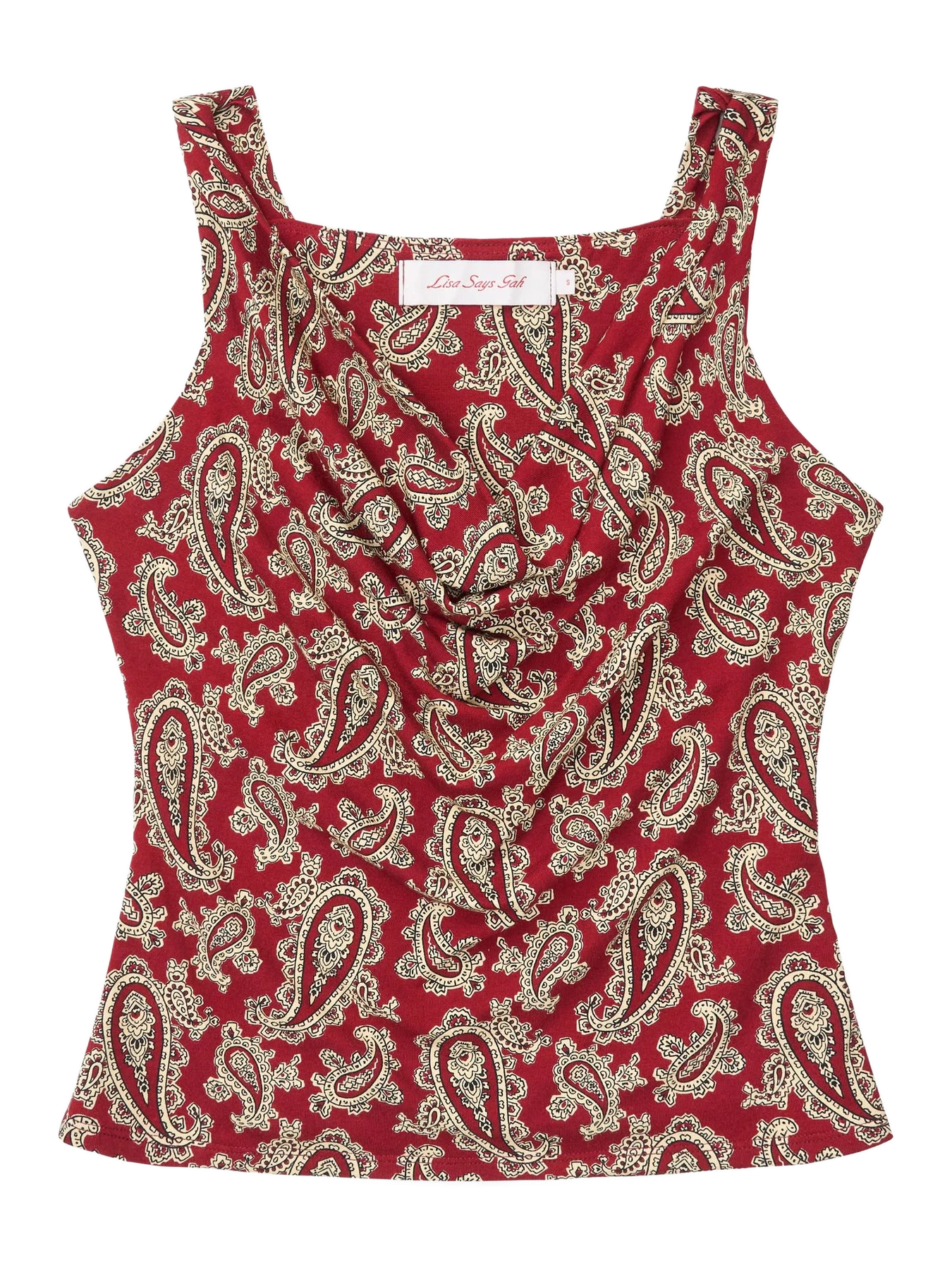 Lisa Says Gah Jean Top - Prairie Paisley