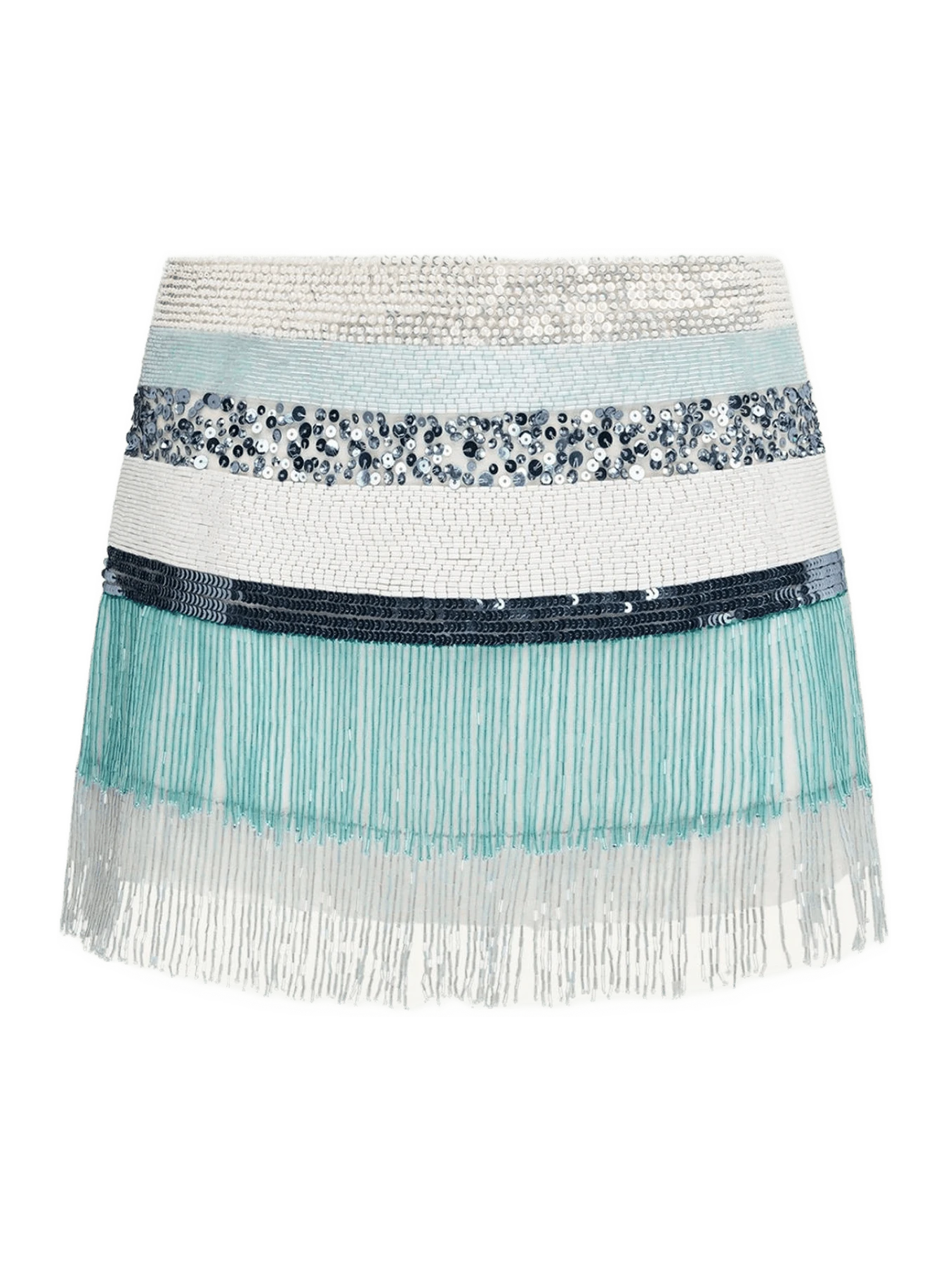 Asta Resort Julia Hand Beaded Mini Skirt