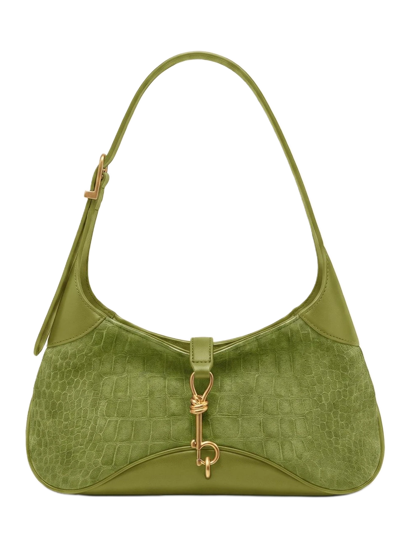 JW Pei Juliette Faux Suede Key Charm East-West Shoulder Bag