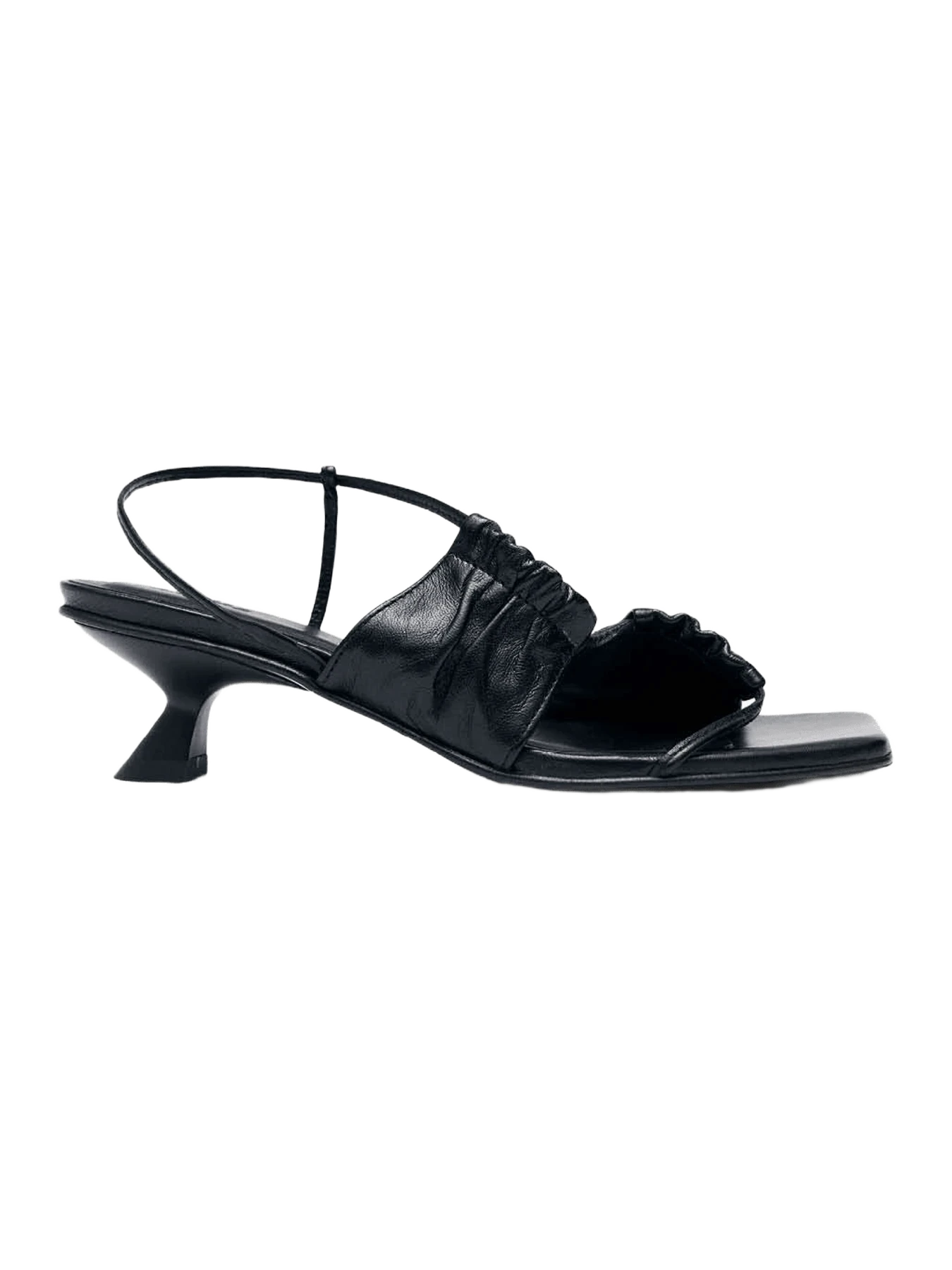 Alohas Juniper Black Leather Sandals