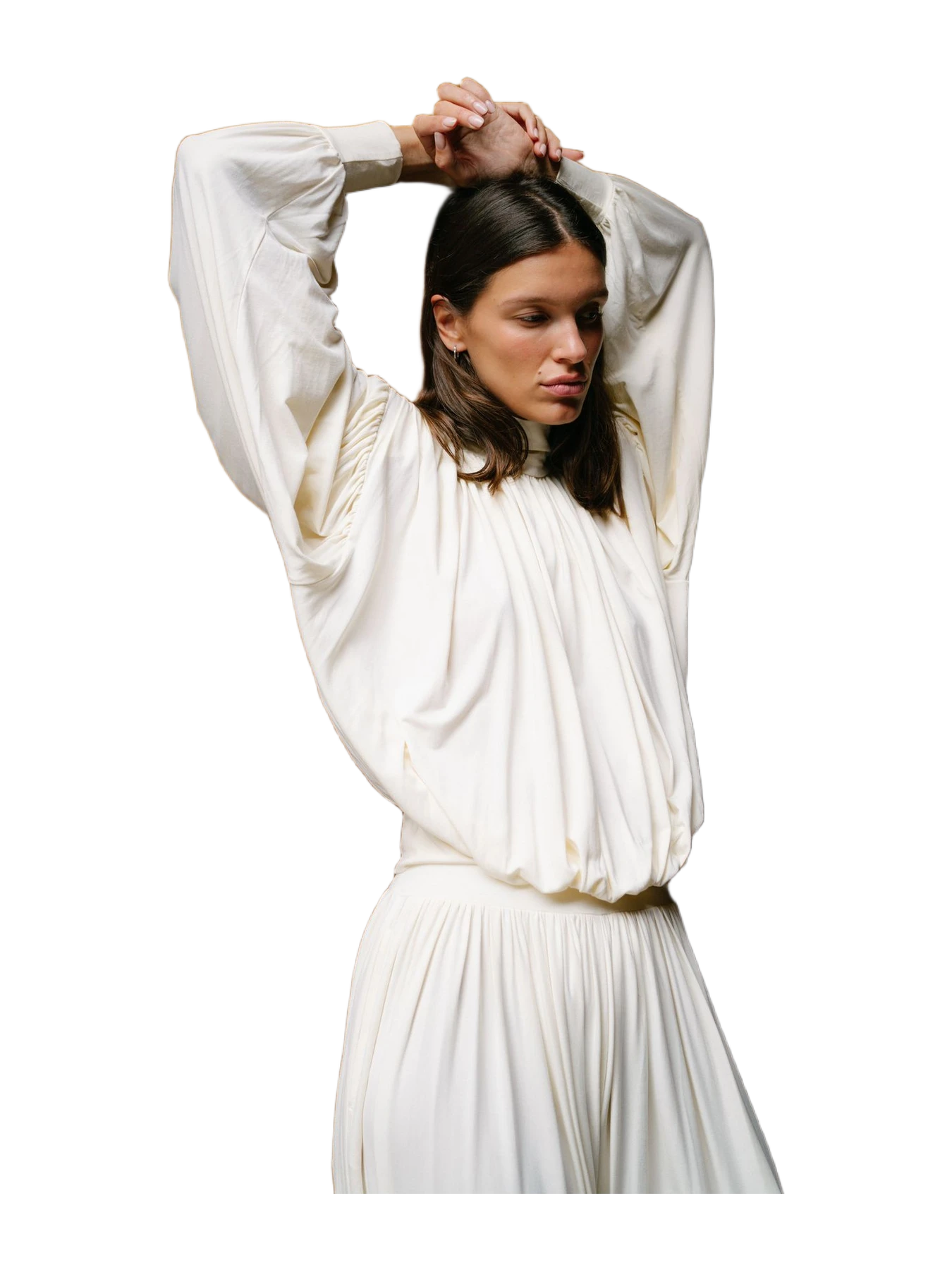 Yellow The Label Keller Tencel Top