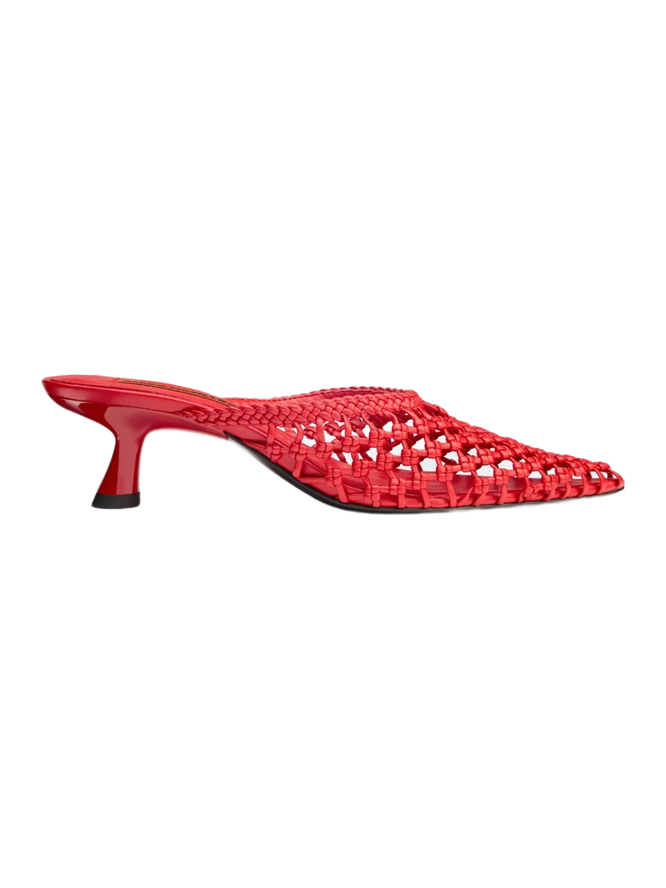 Simon Miller Knotted Gala Mule In Lucky Red