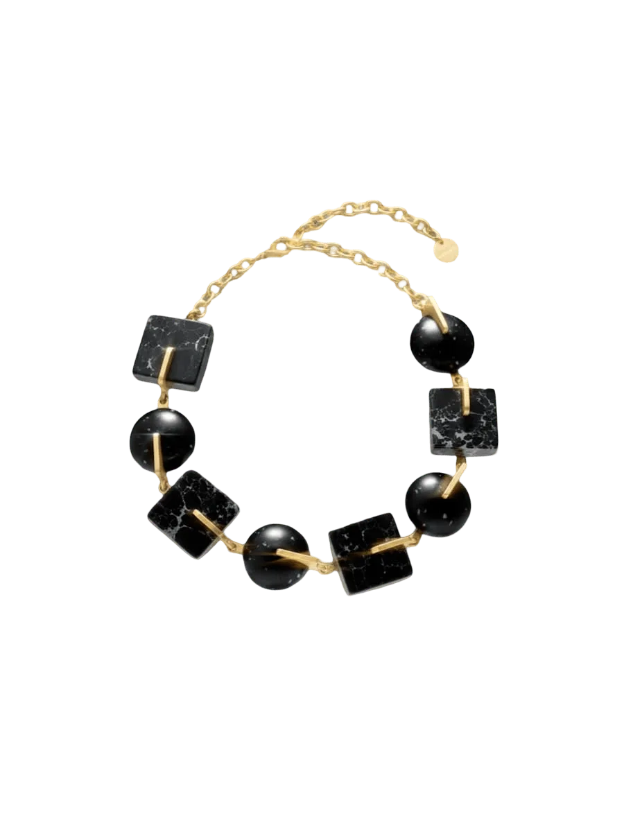 Cult Gaia LAGUNA CHOKER - BLACK MULTI