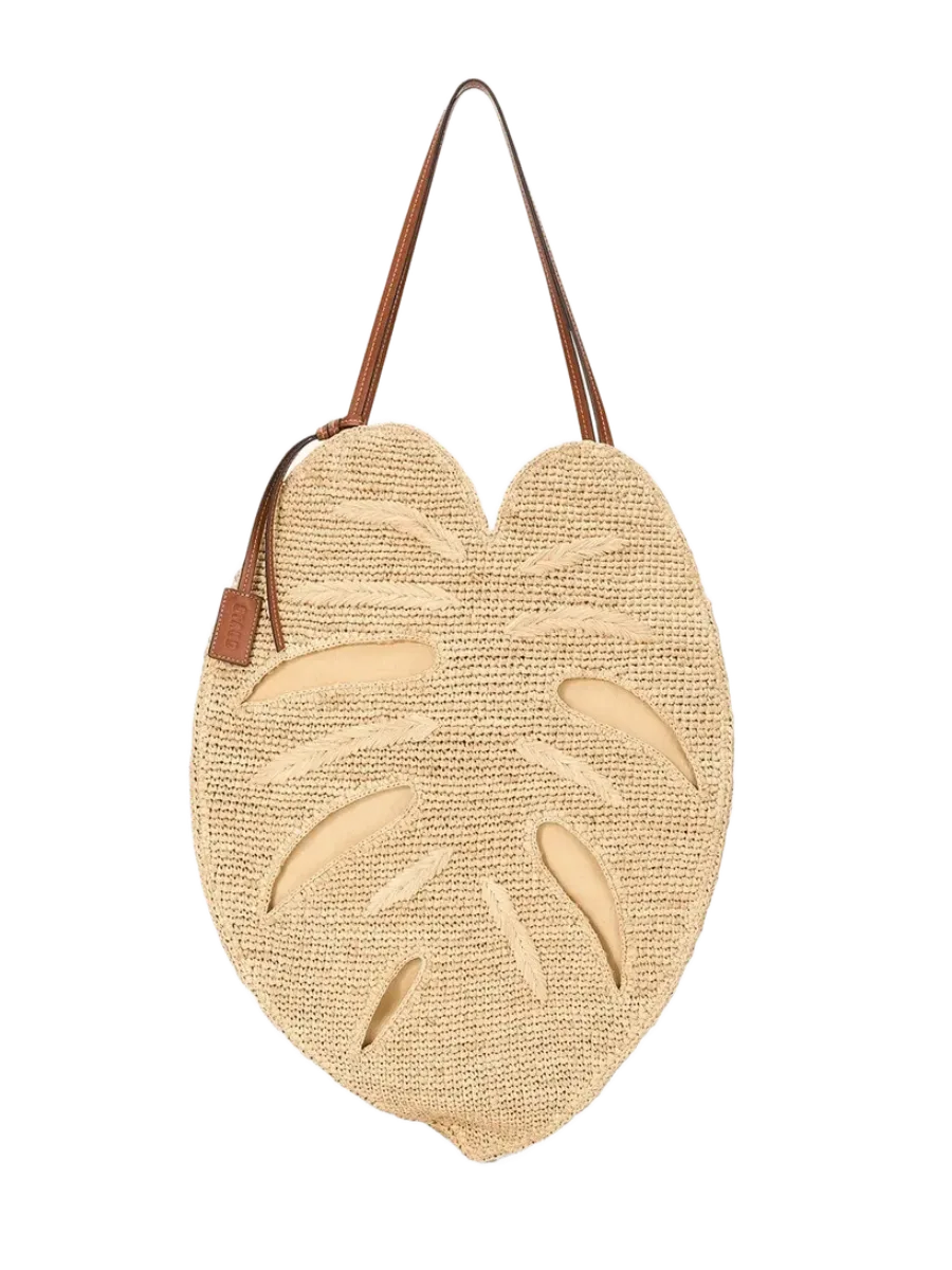 Staud Large Palm Raffia Bag | Natural