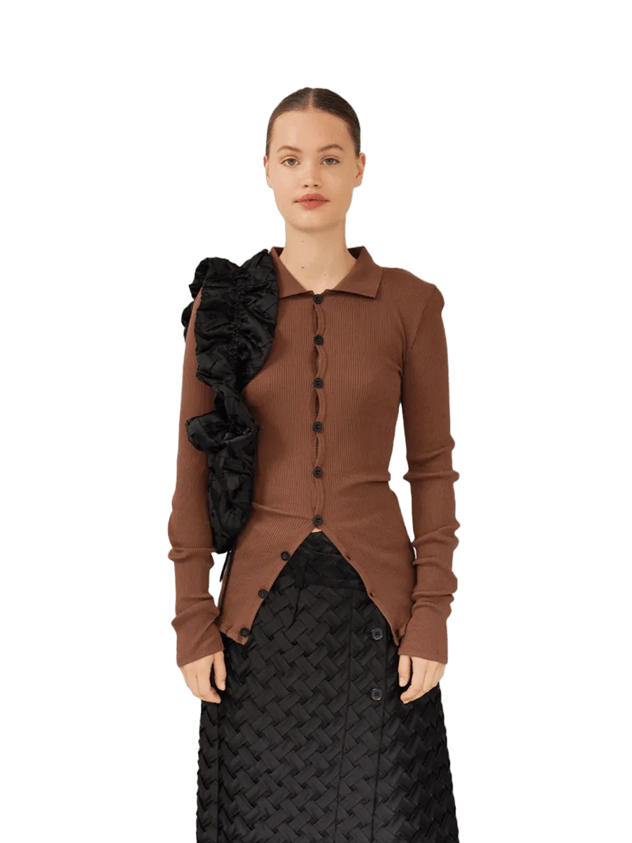 OpéraSPORT LAURA SEAMLESS SHIRT - BROWN