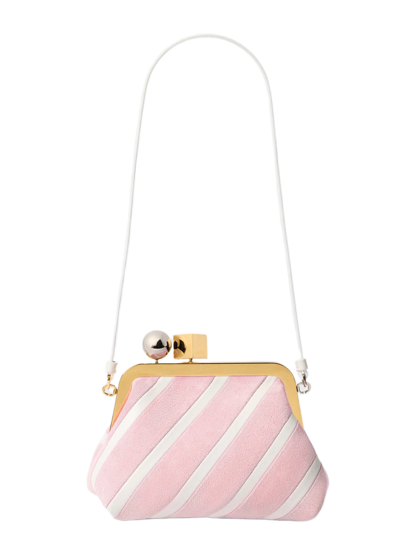 Jacquemus Le Berlingot Bag Light Pink and White