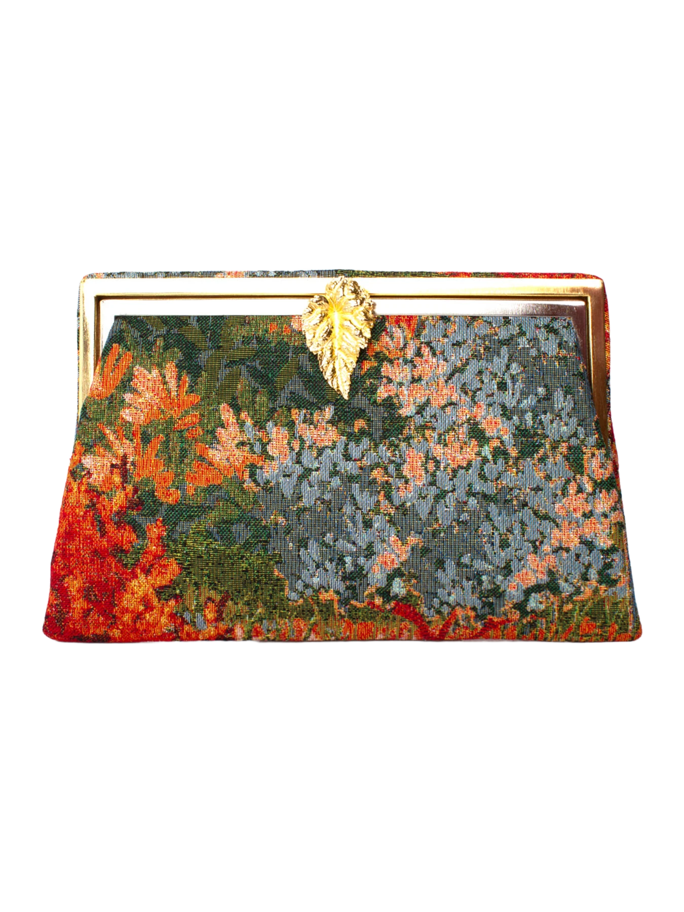 Sarah's Bags Leaf on Autumn Field Grace Clutch