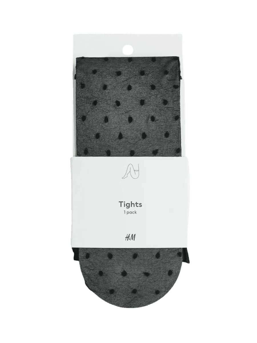 H&M Lightweight Dotted Tights