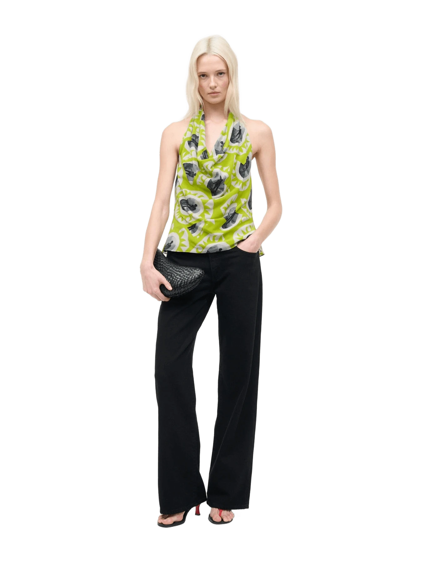 Staud Liora Top | Paddle Out Chartreuse
