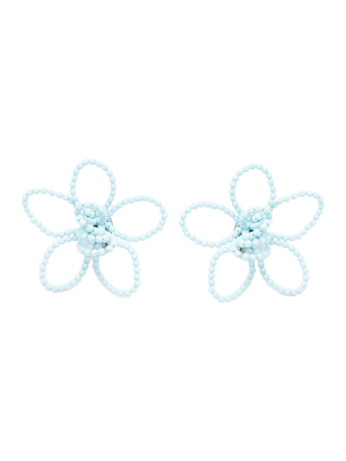 1concept Loop Petal Earrings - Blue