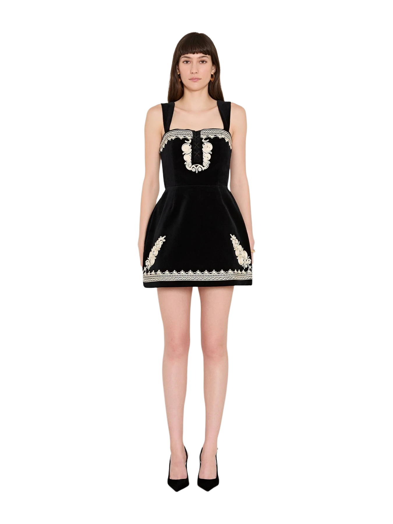 Amanda Uprichard Lottie Dress In Velvet