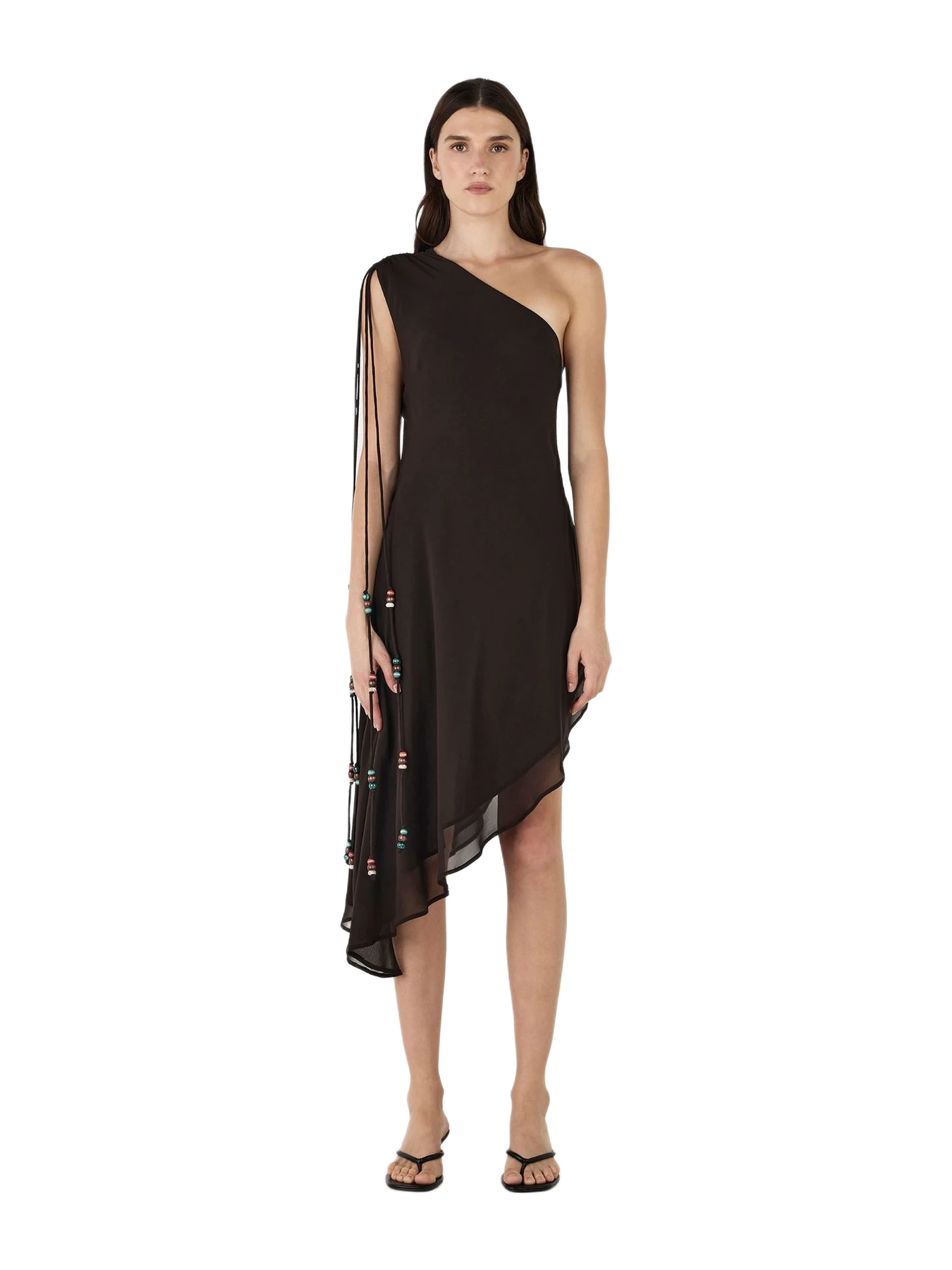 Hansen & Gretel Lumi Silk Dress Chocolate