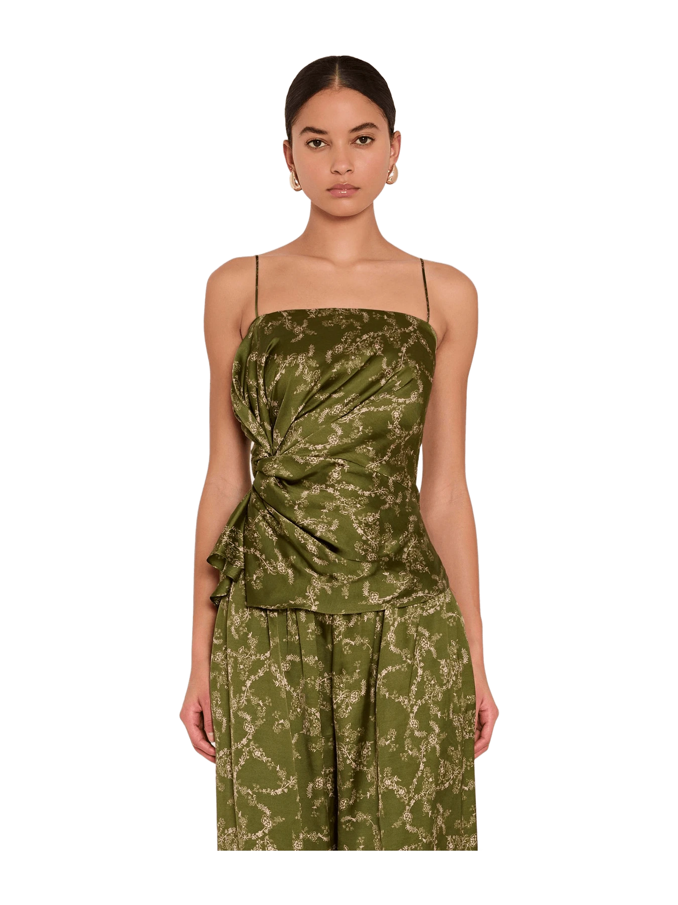 Amanda Uprichard Maci Top in Christina Print