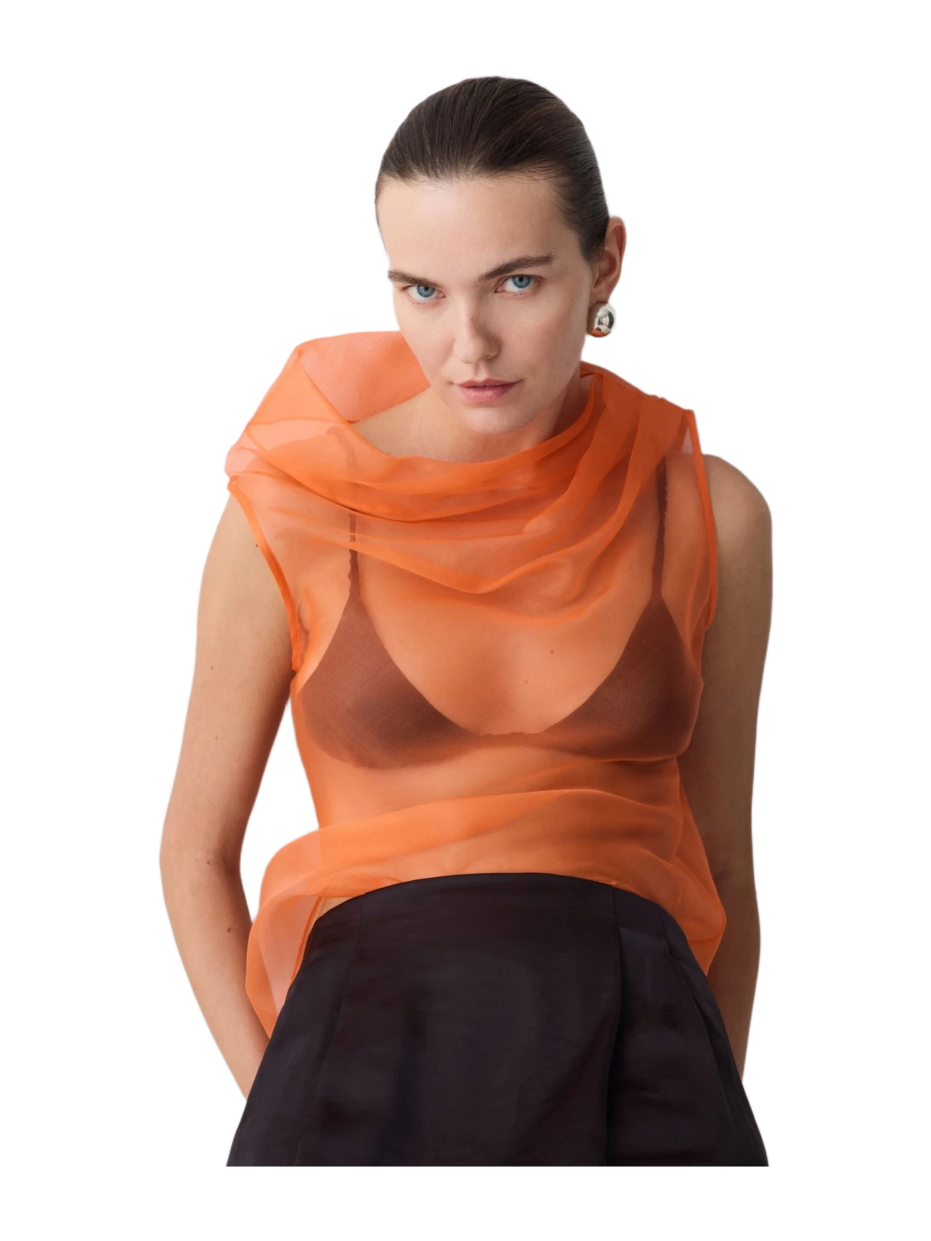 Bianca Spender Mandarin Organza Cezanne Top