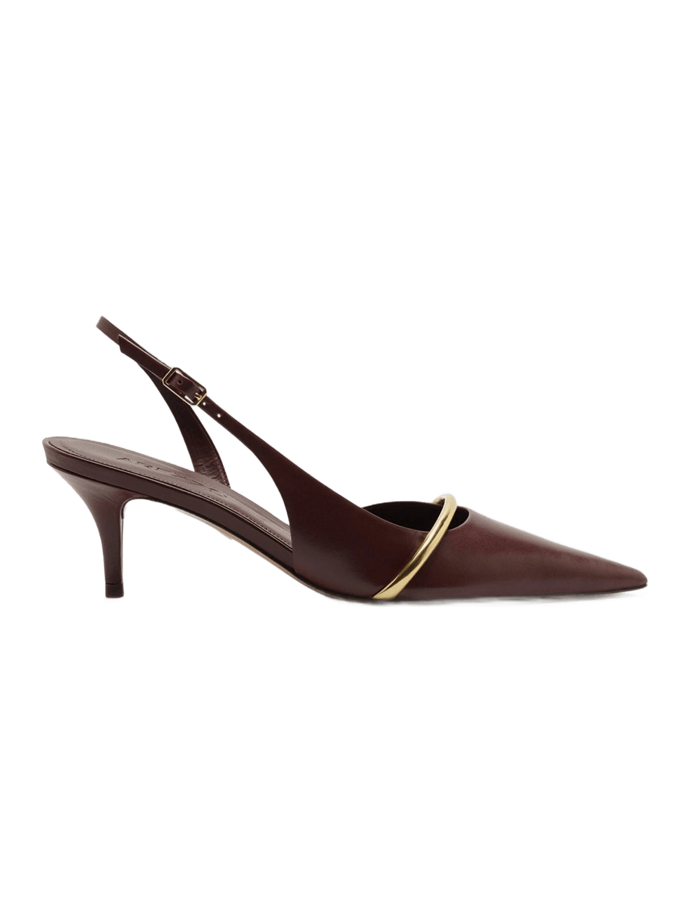 Arezzo Margaret Mid Stiletto Leather Pump