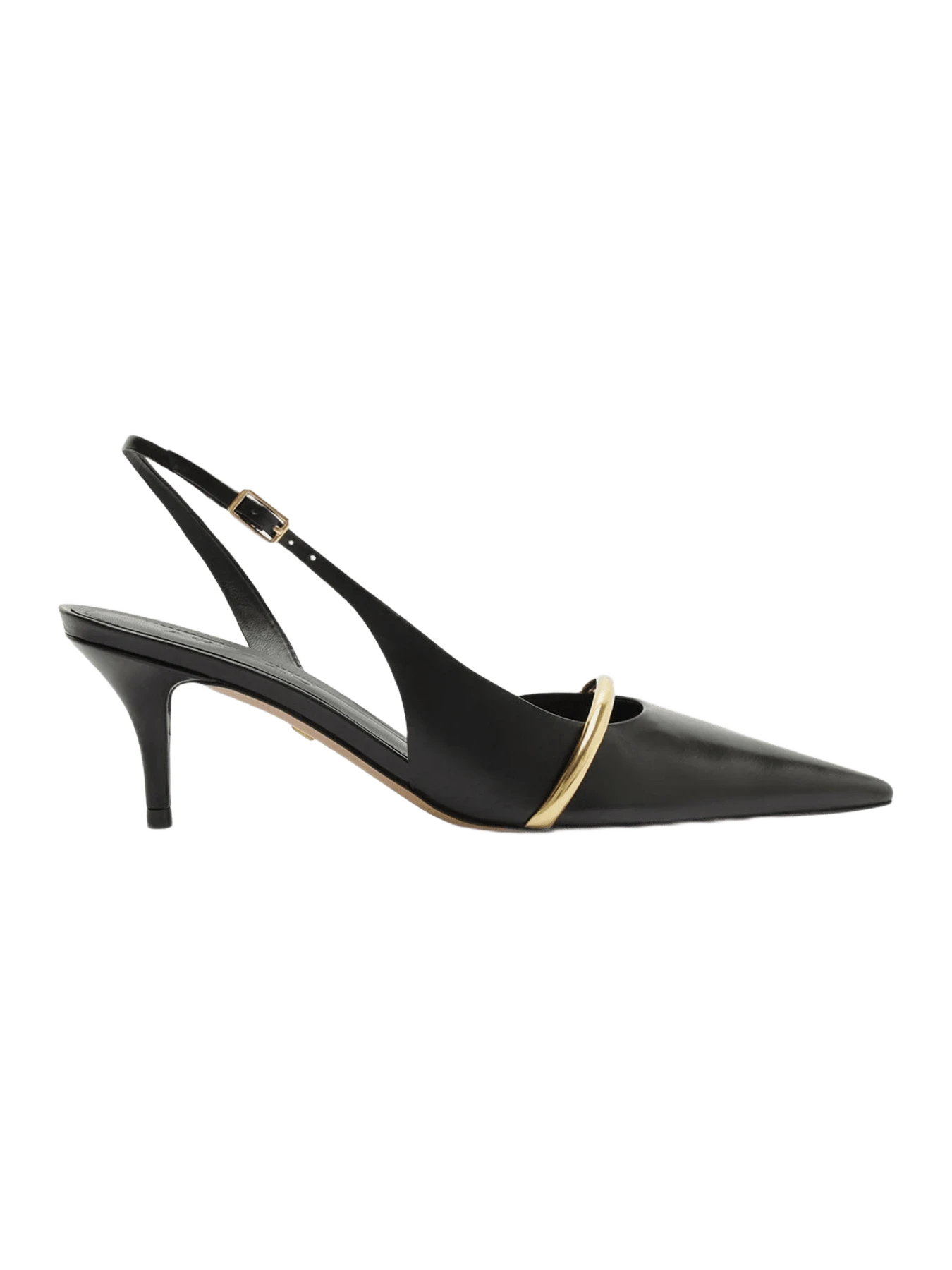 Arezzo Margaret Mid Stiletto Leather Pump