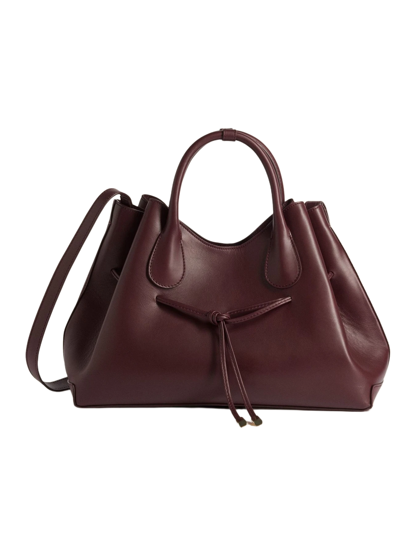 Flattered Maris Tote Bag Leather Burgundy