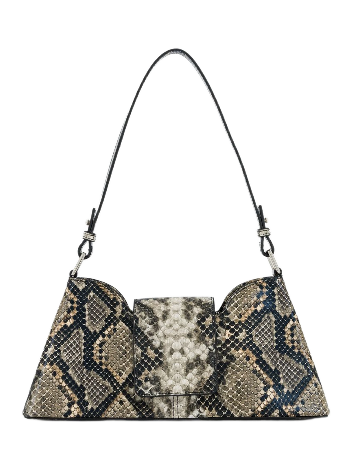 Justine Clenquet Marla Beige Python Bag
