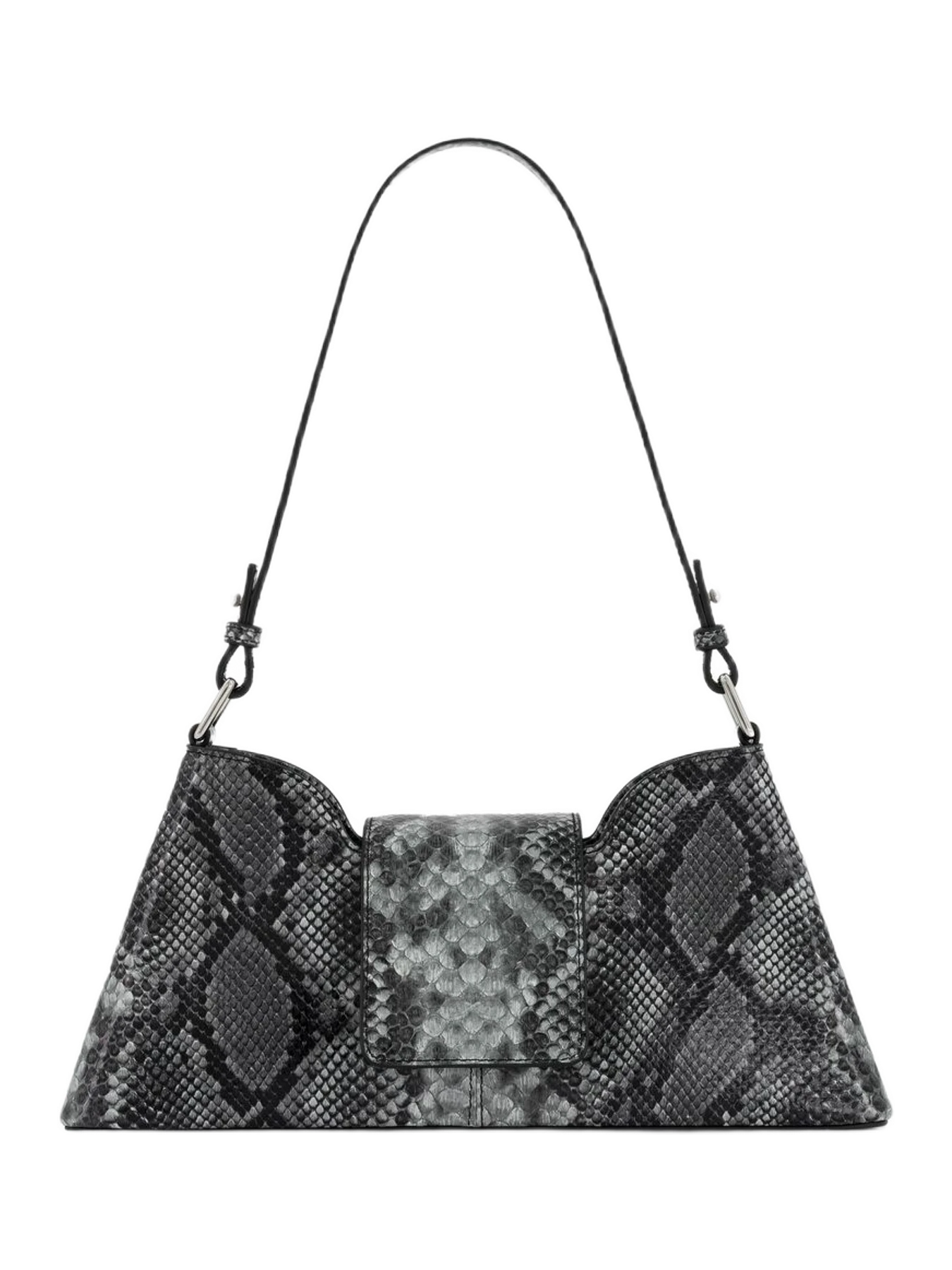 Justine Clenquet Marla Grey Python Bag