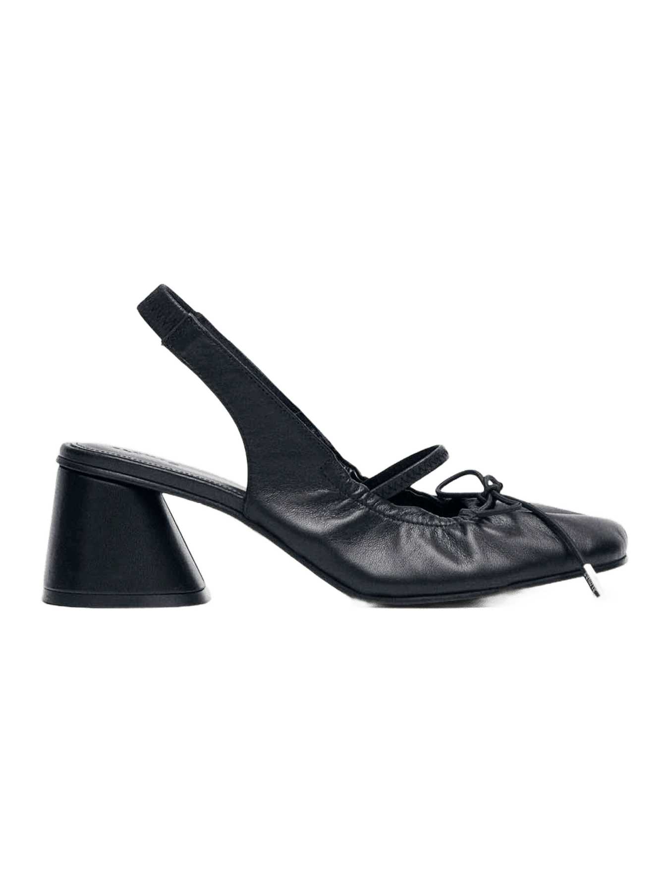 Alohas Marly Black Leather Pumps