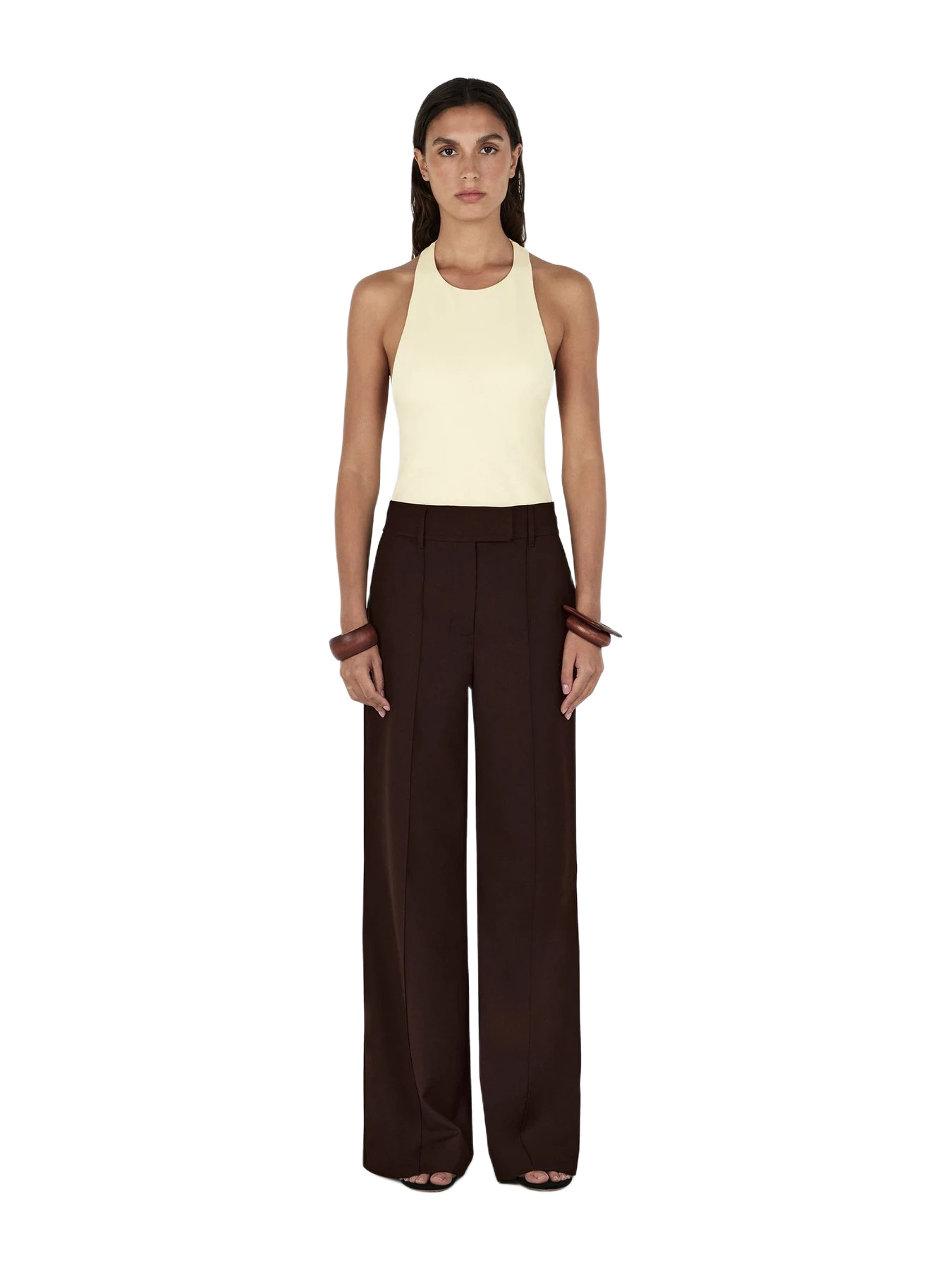 Hansen & Gretel Mcguire Suit Pant Chocolate
