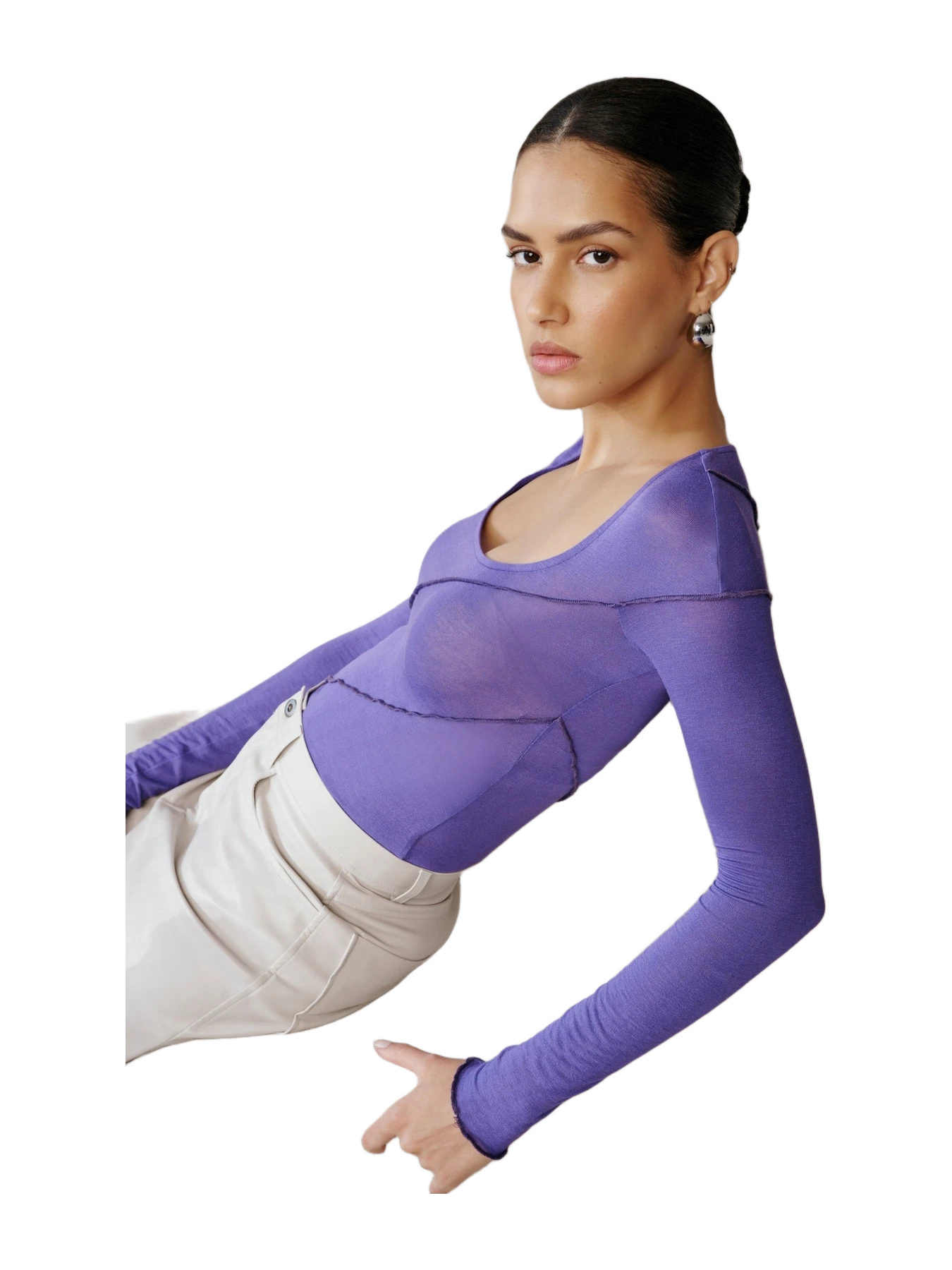Marcella Melody Sheer Top