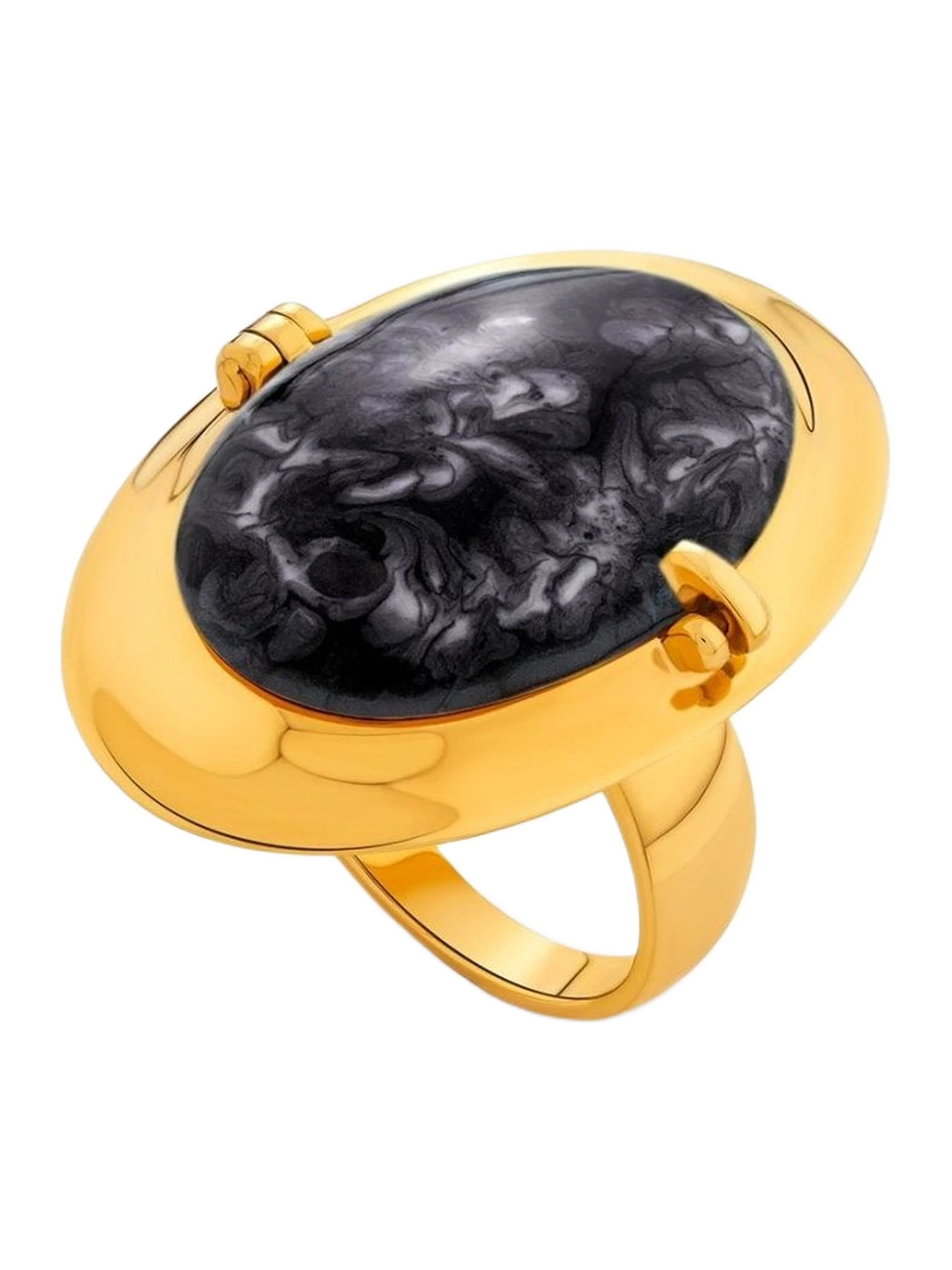 Mementos Memento Oval Ring Black