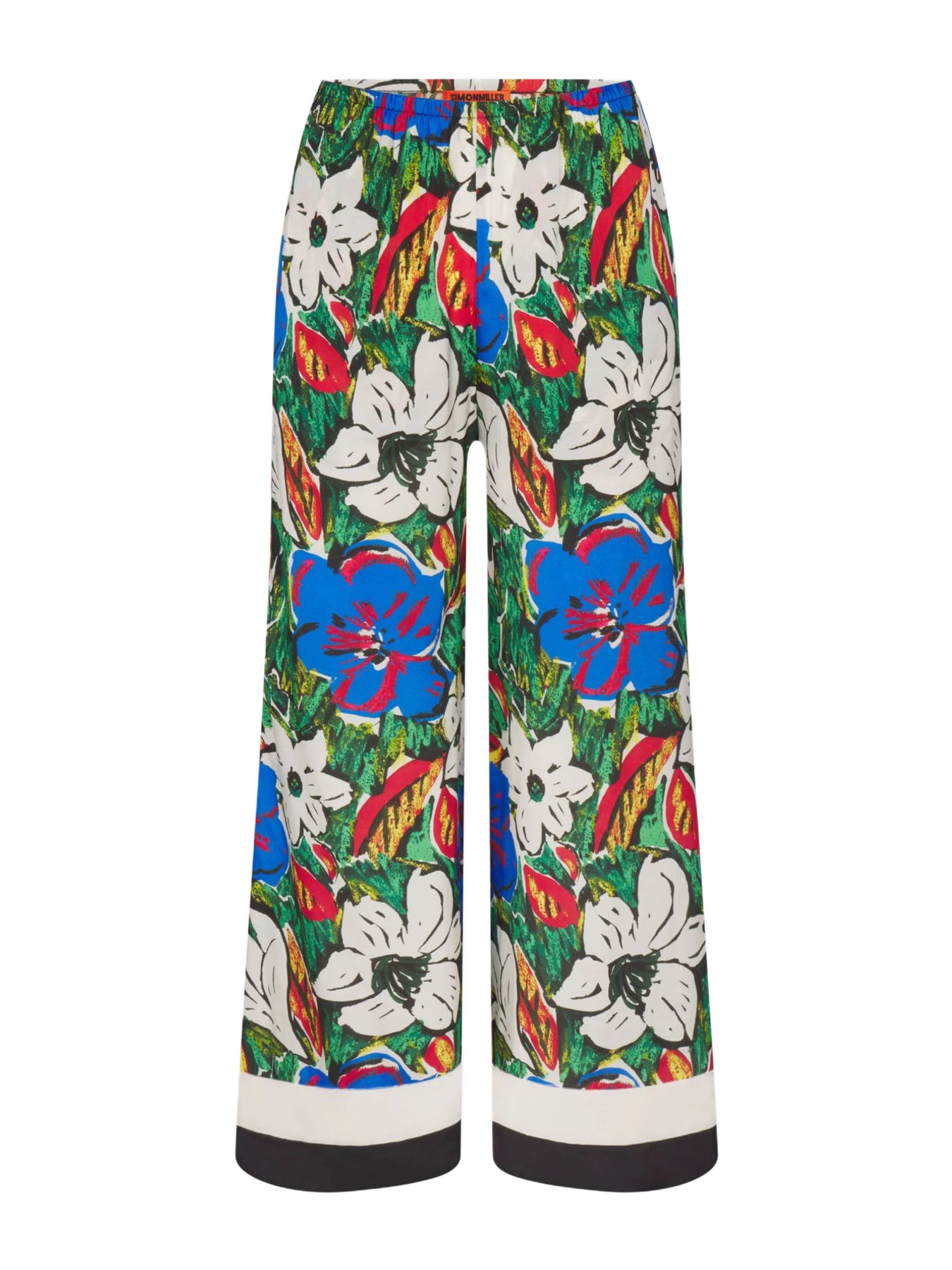 Simon Miller Nella Wide Leg Pant in Tropical Floral Print Combo