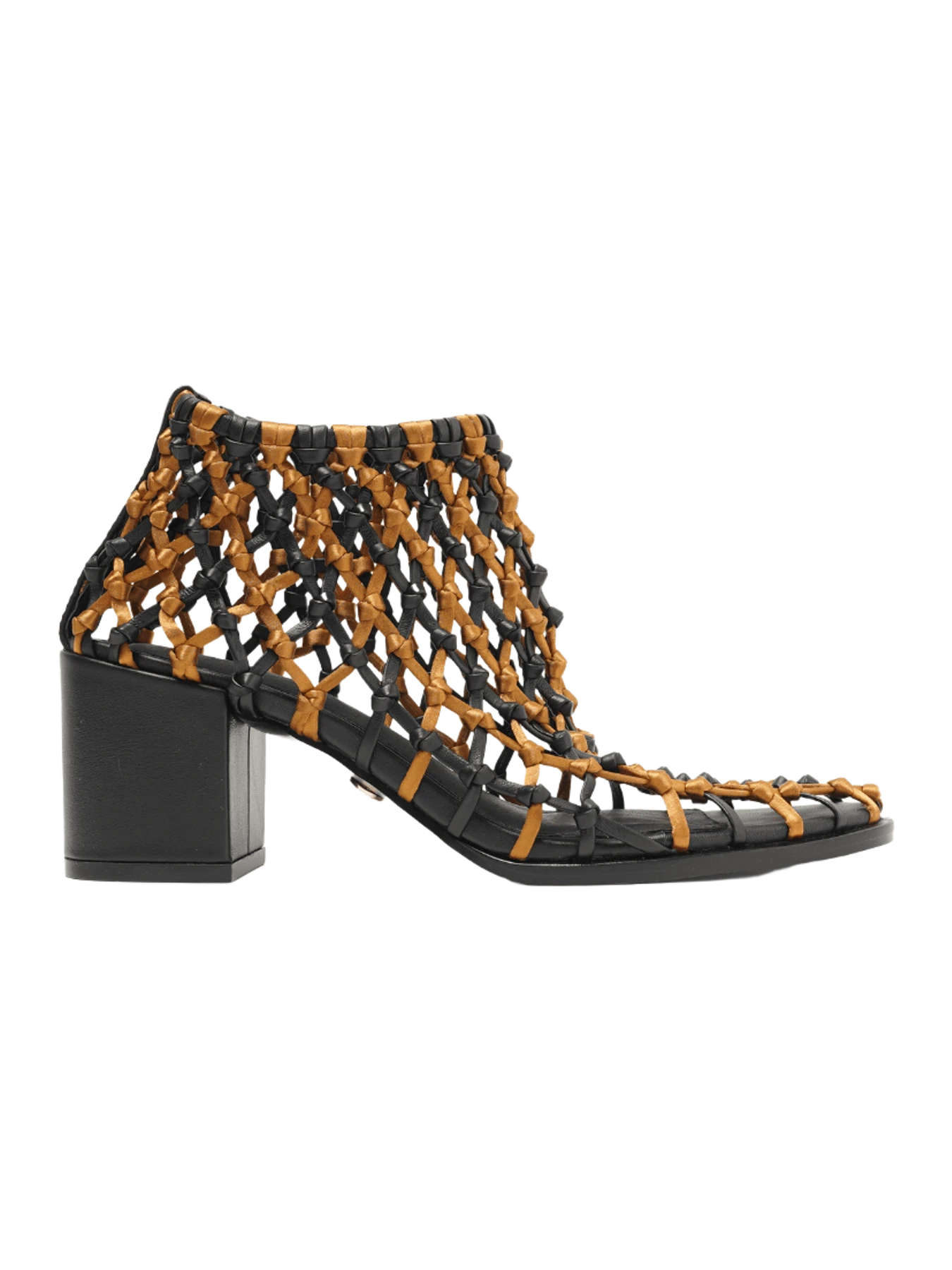 Cecelia New York Never - Black & Gold Knotted Bootie
