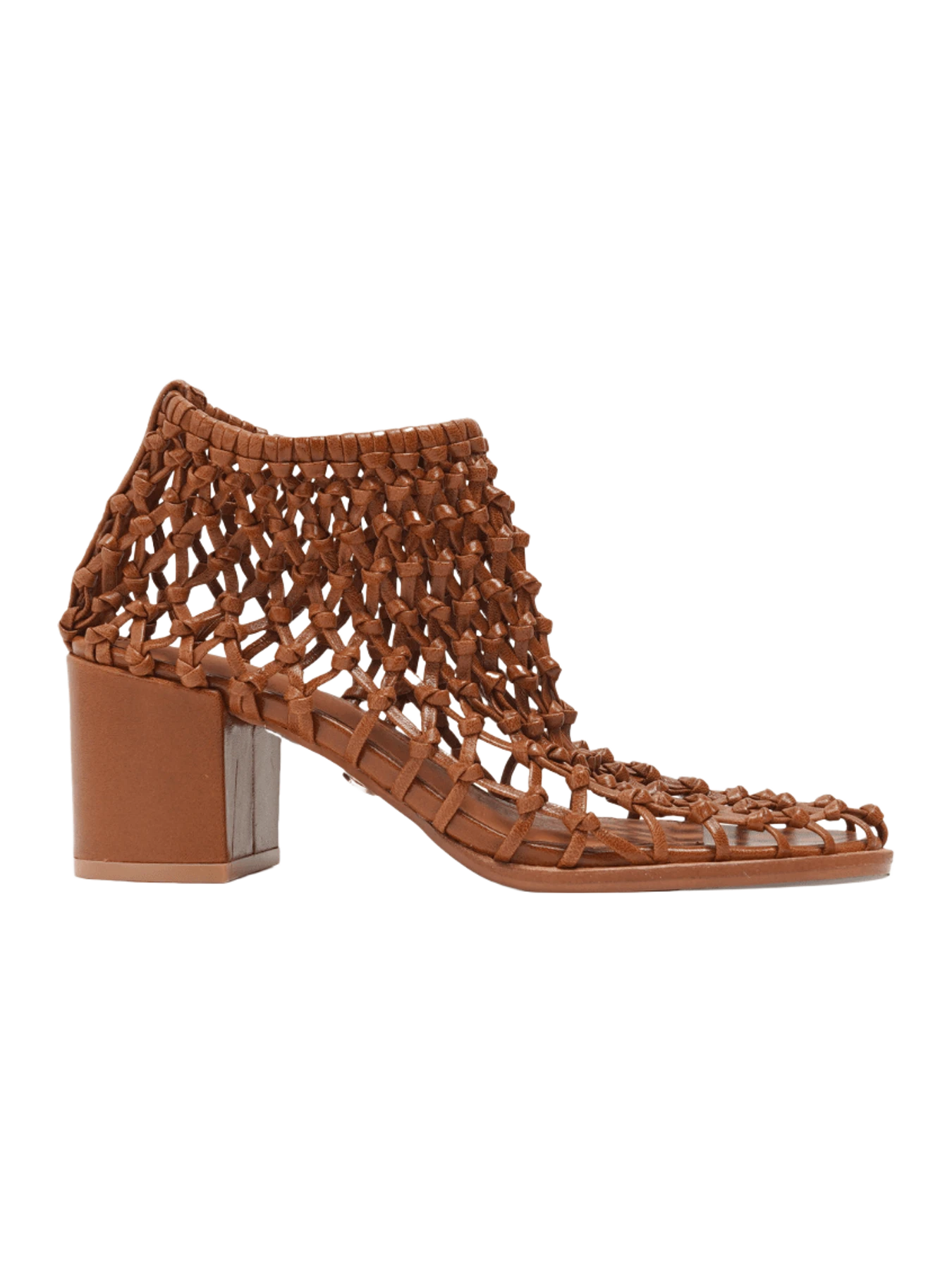 Cecelia New York Never - Cognac Knotted Bootie