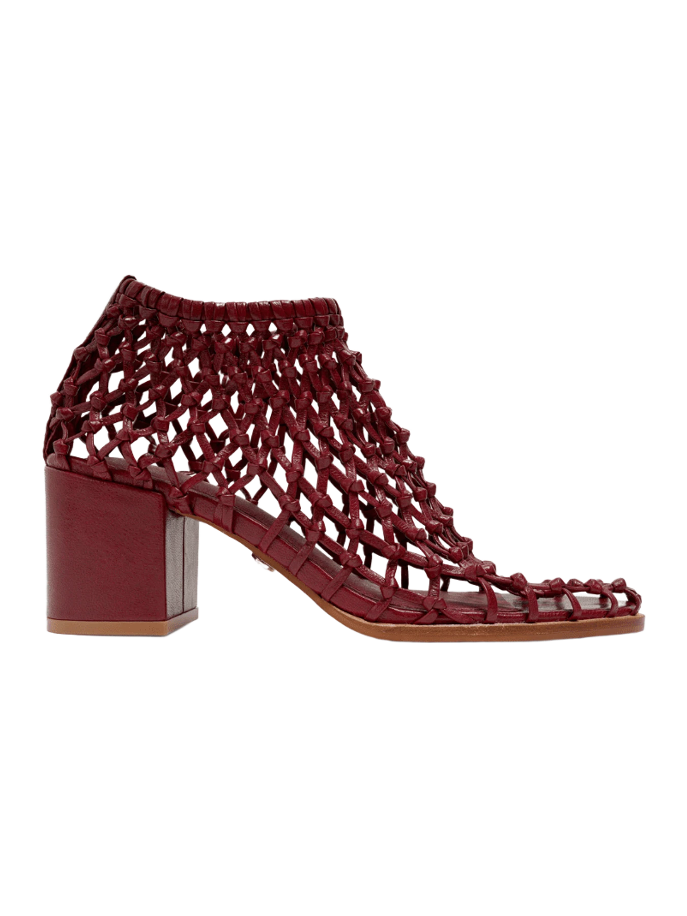Cecelia New York Never - Wine Knotted Bootie