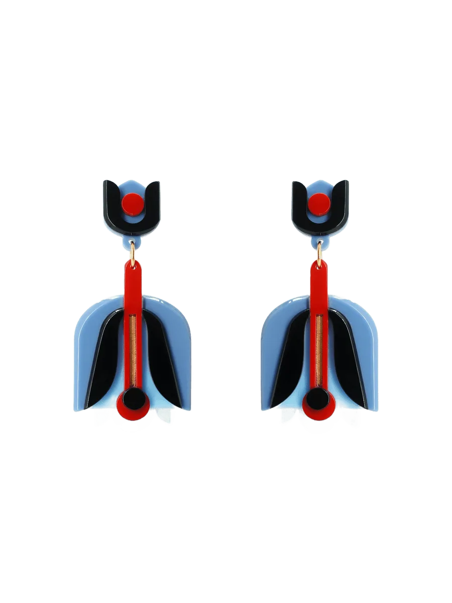 Gissa Bicalho NIMPHEA PENDANT EARRINGS