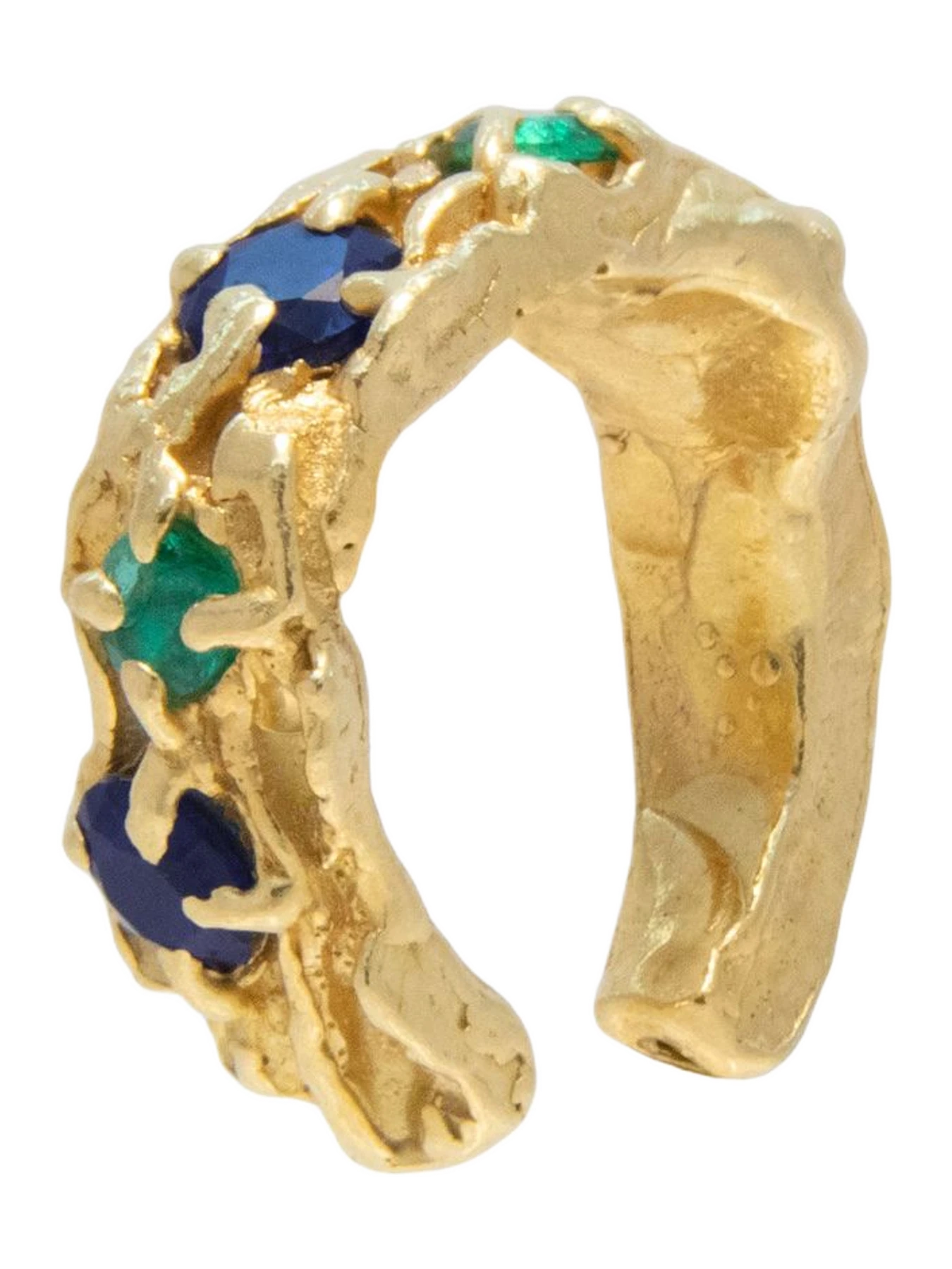 Loveness Lee Nita Sapphire Emerald Cuff