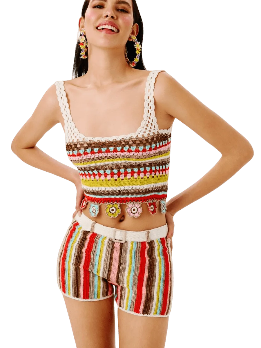 My Beachy Side Noa Hand-Crocheted Top